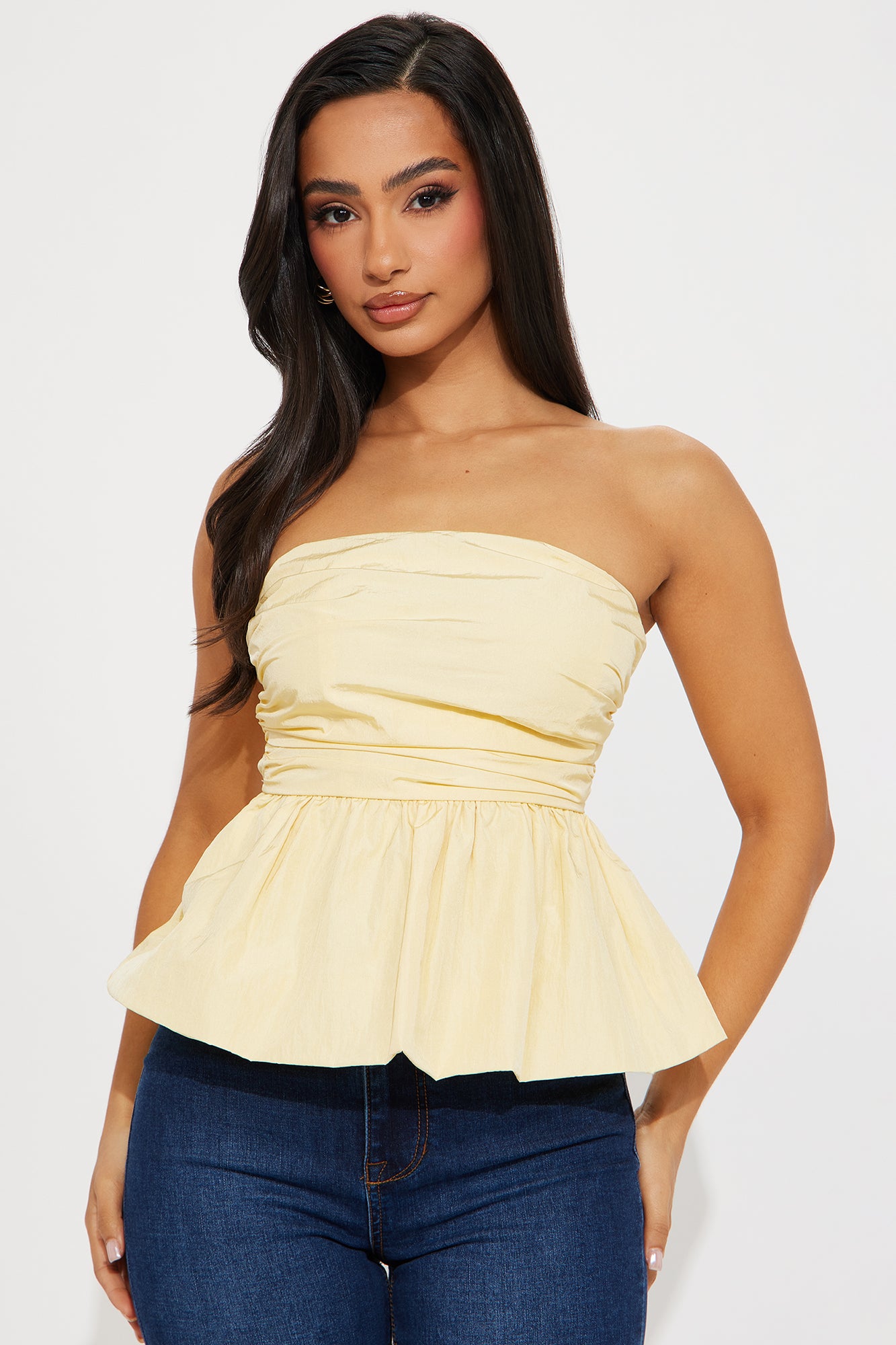 Norine Bubble Hem Top
