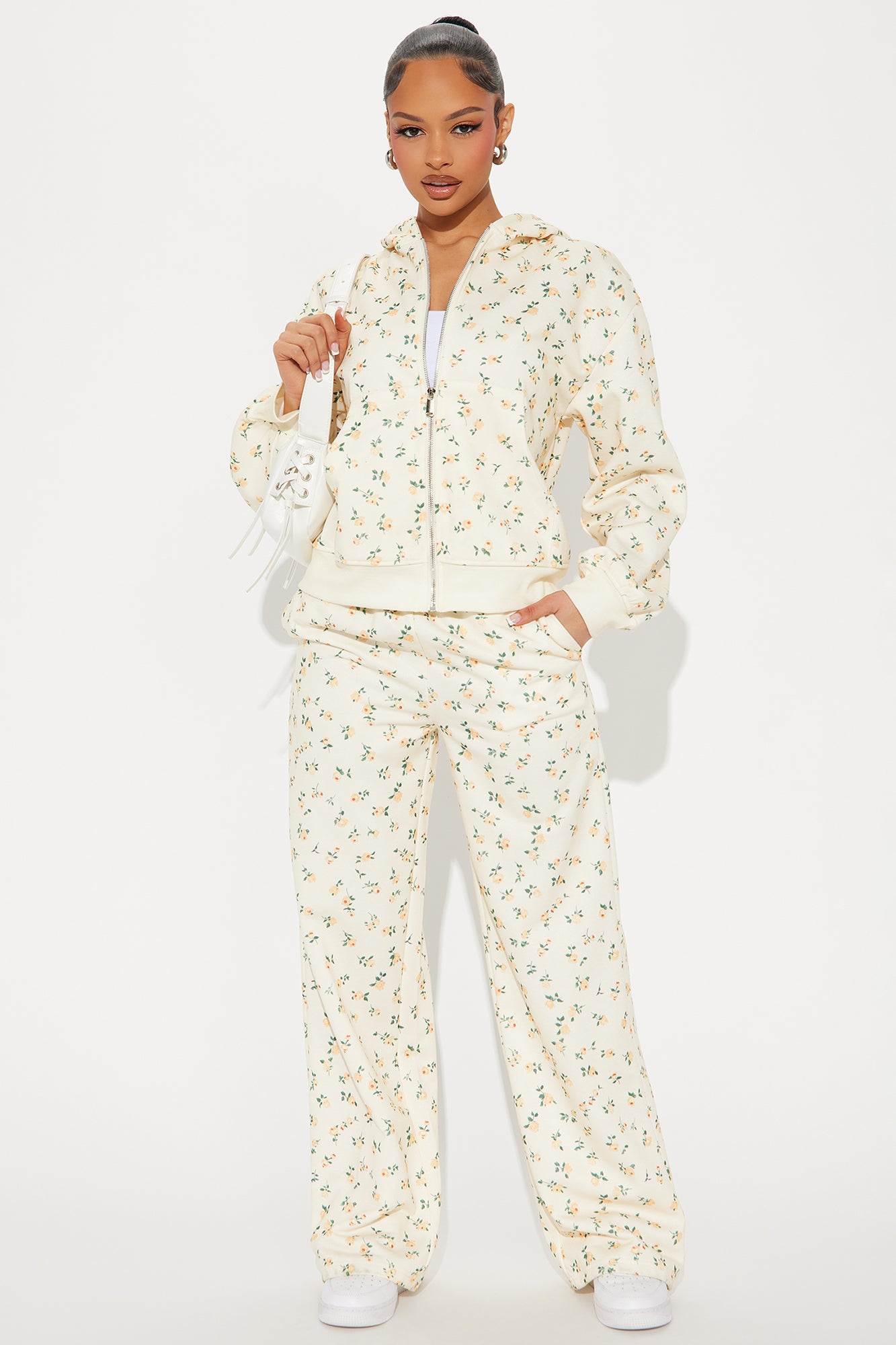 Fiona Floral Graphic Pant Set