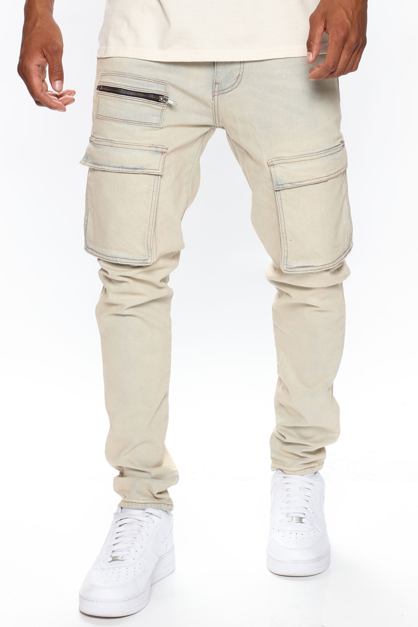 Got To Go Cargo Skinny Jeans