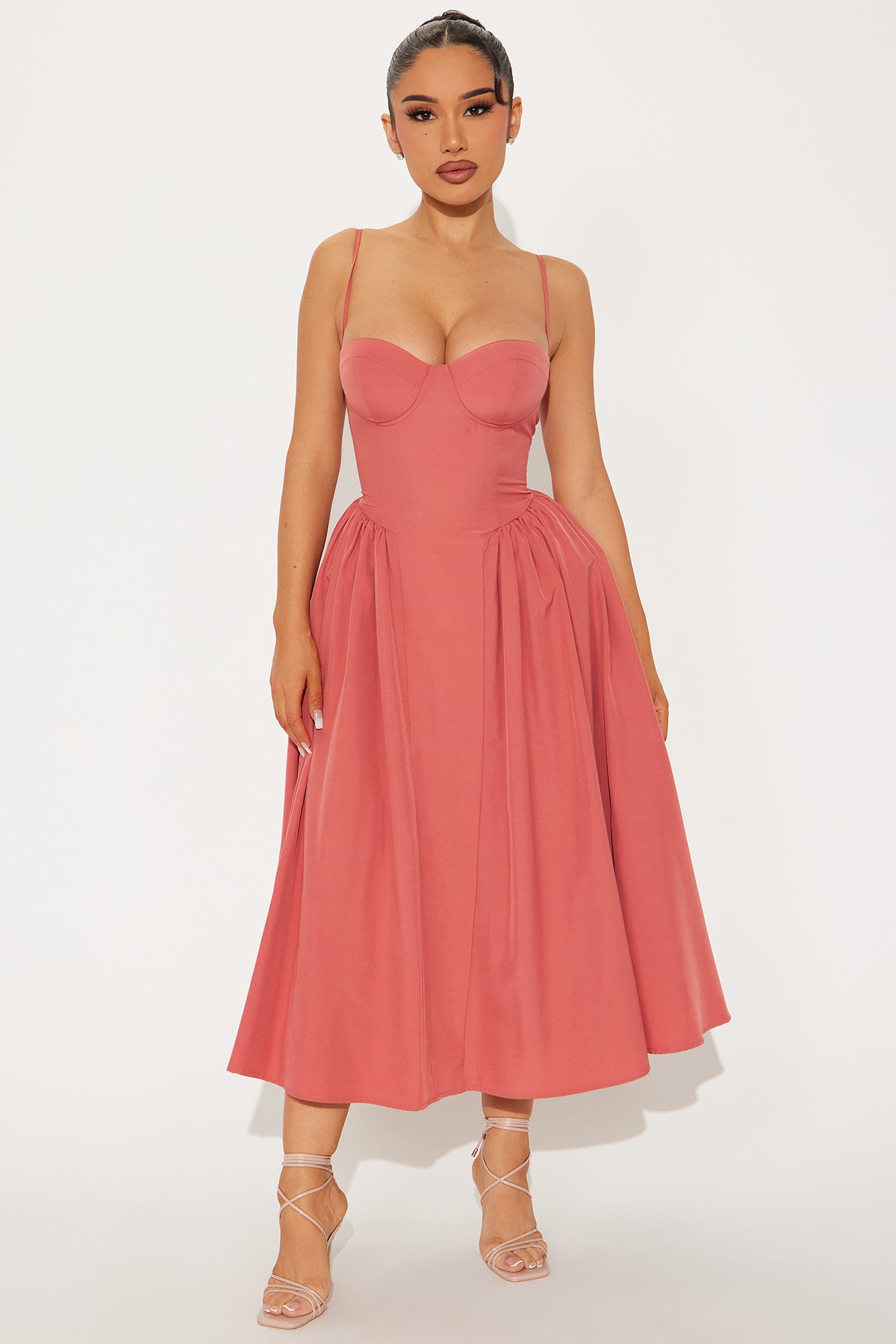 Sweet Love Corset Midi Dress
