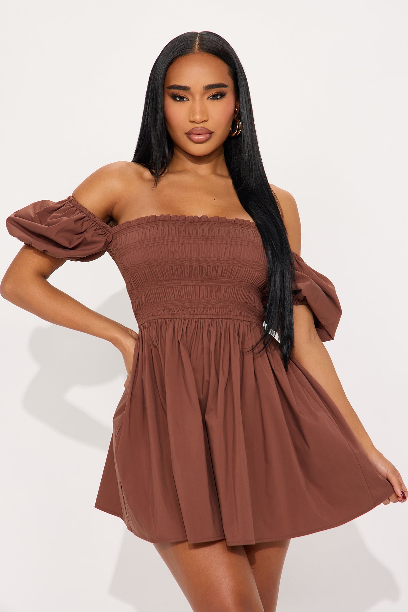 Ciantha Smocked Micro Mini Dress