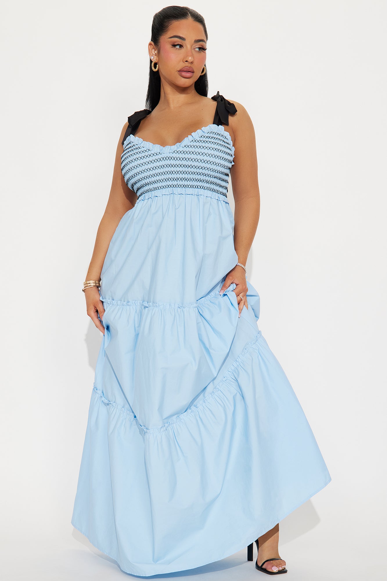 Marissa Poplin Maxi Dress
