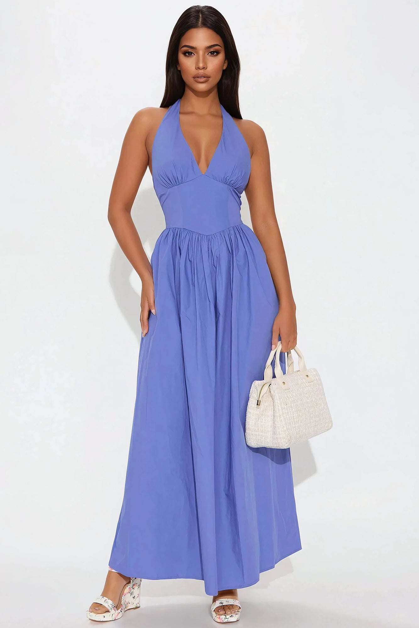 Serenita Poplin Maxi Dress