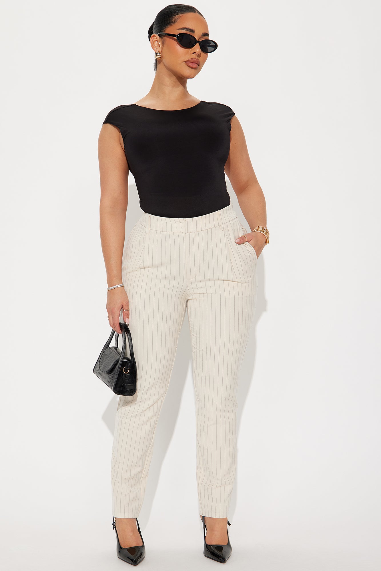 Perfect Synergy Tapered Pinstripe Trouser