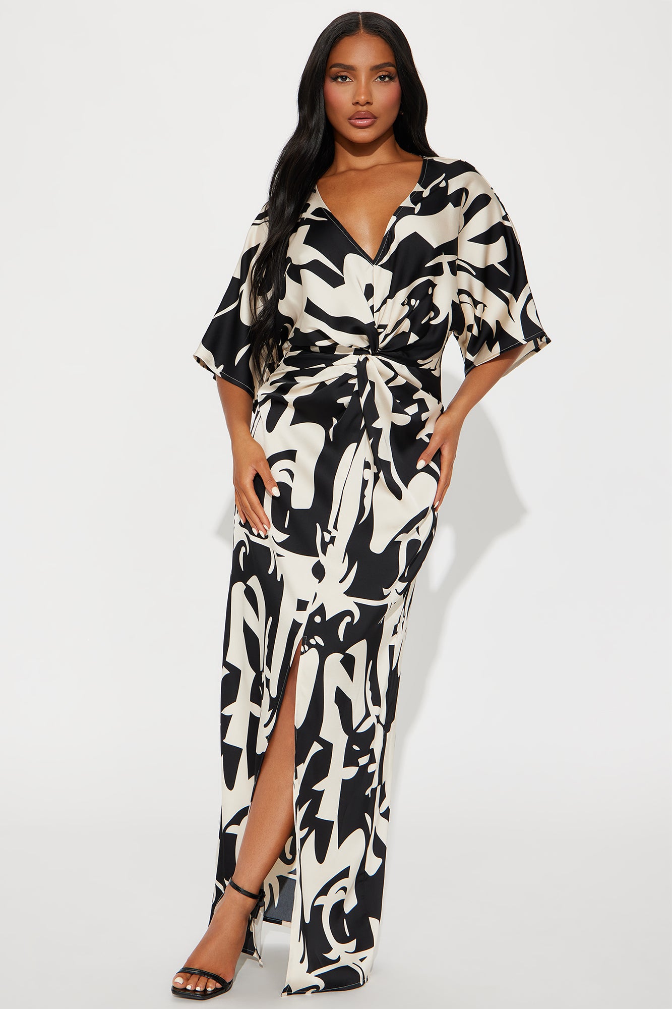Katrina Satin Maxi Dress