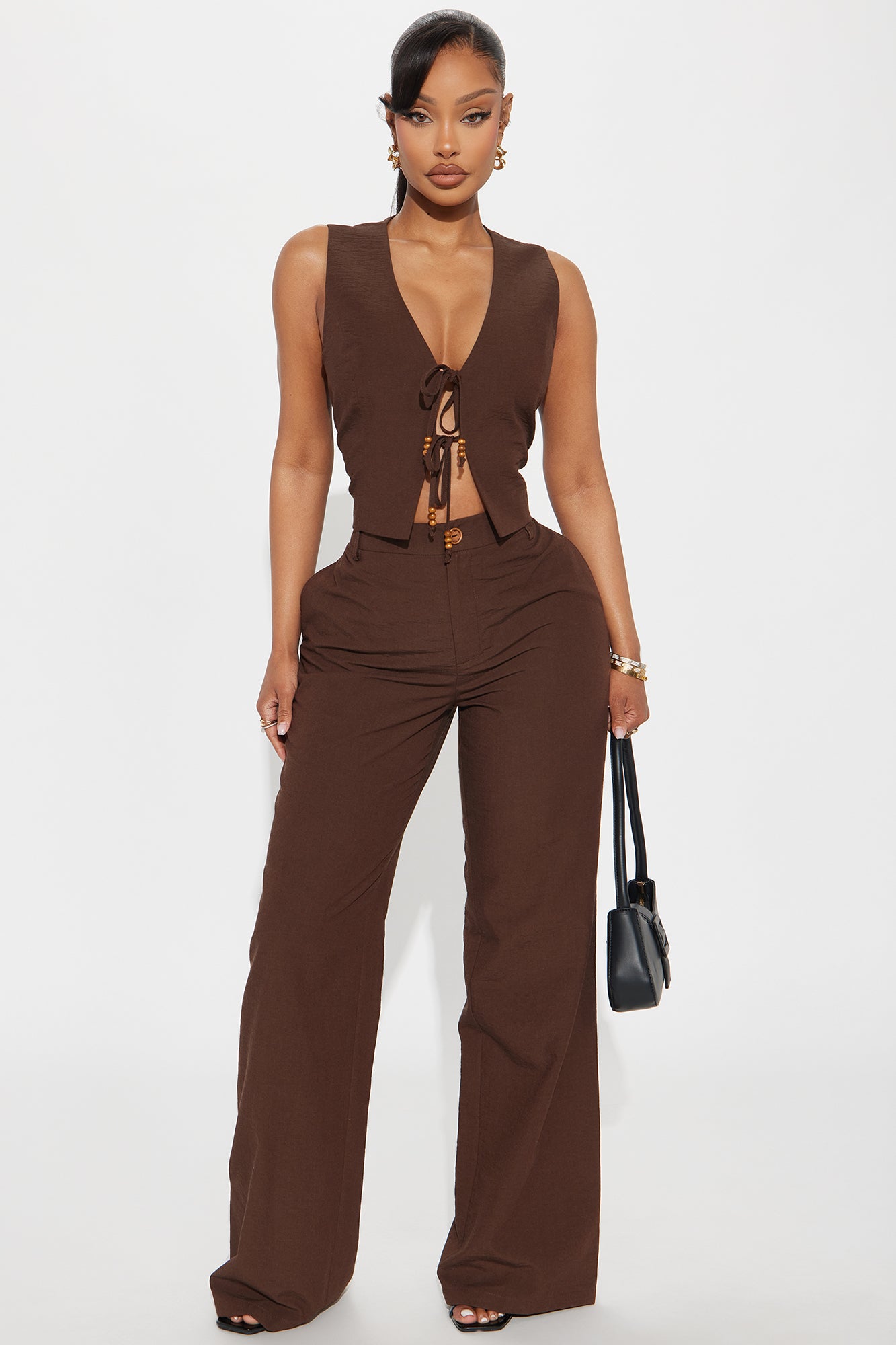Peyton Linen Vest Pant Set
