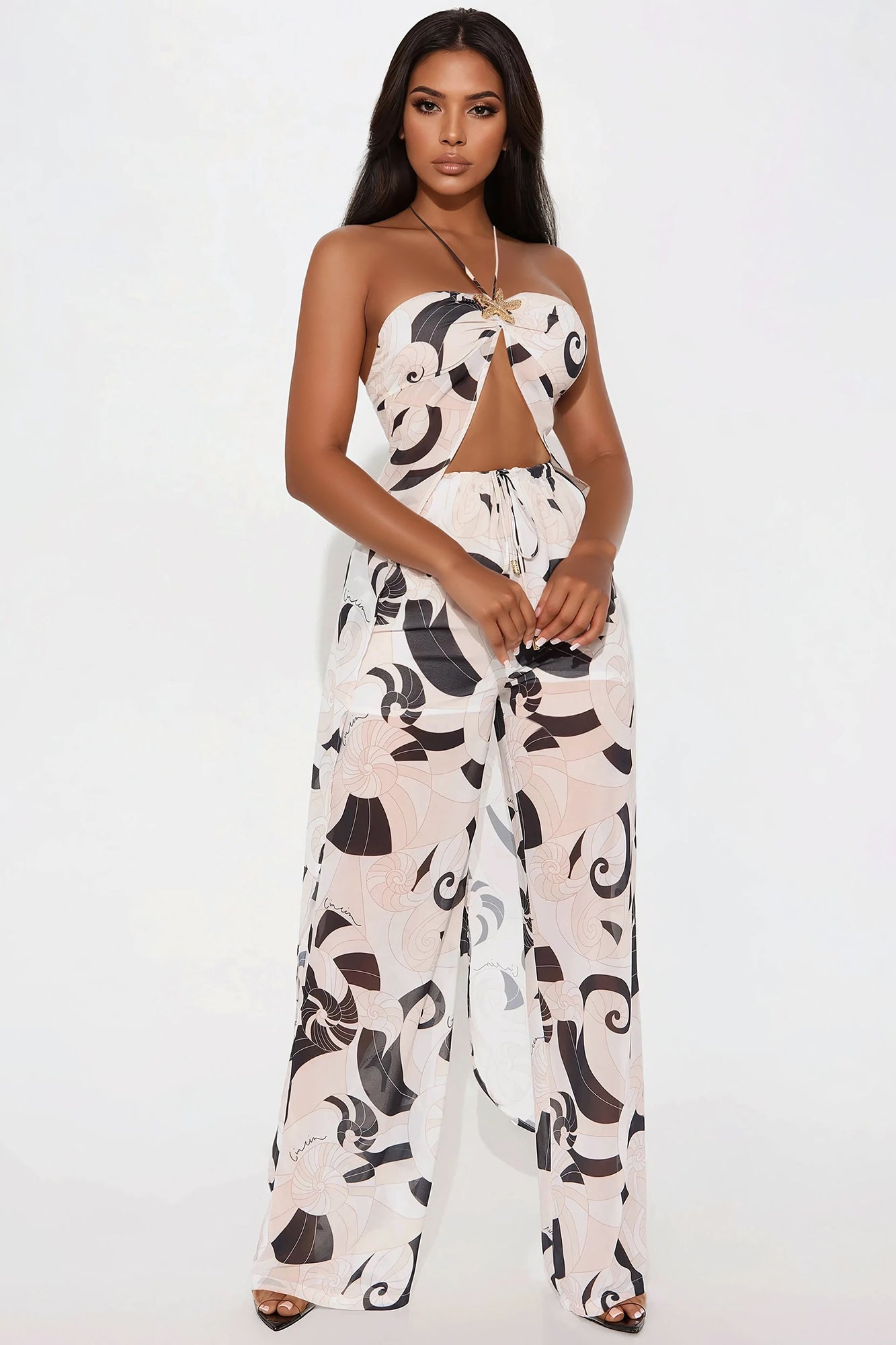Costal Elegance Pant Set