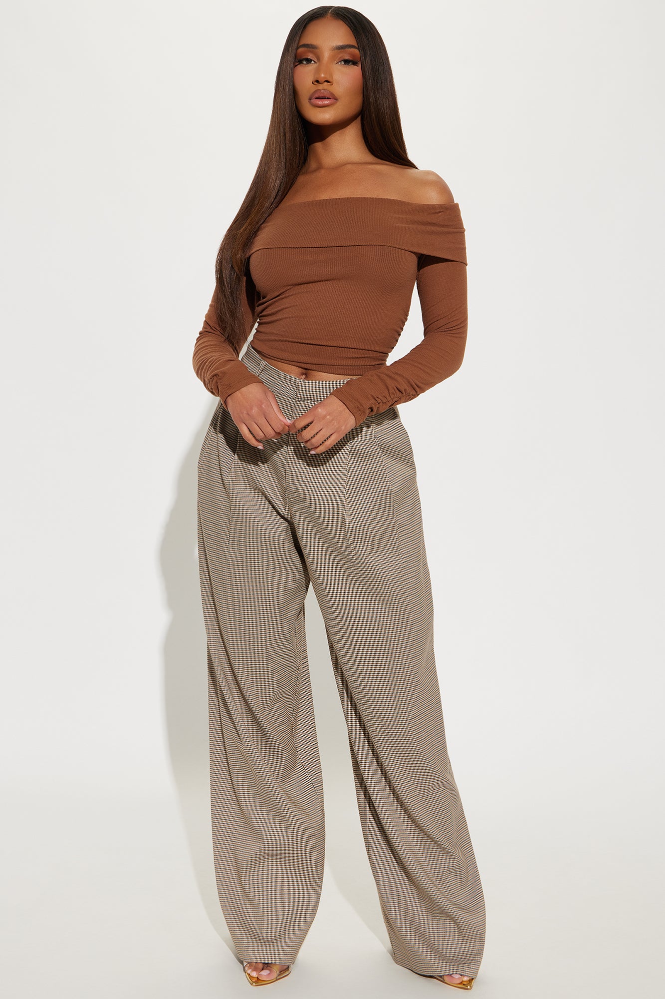 Sisely Houndstooth Trouser