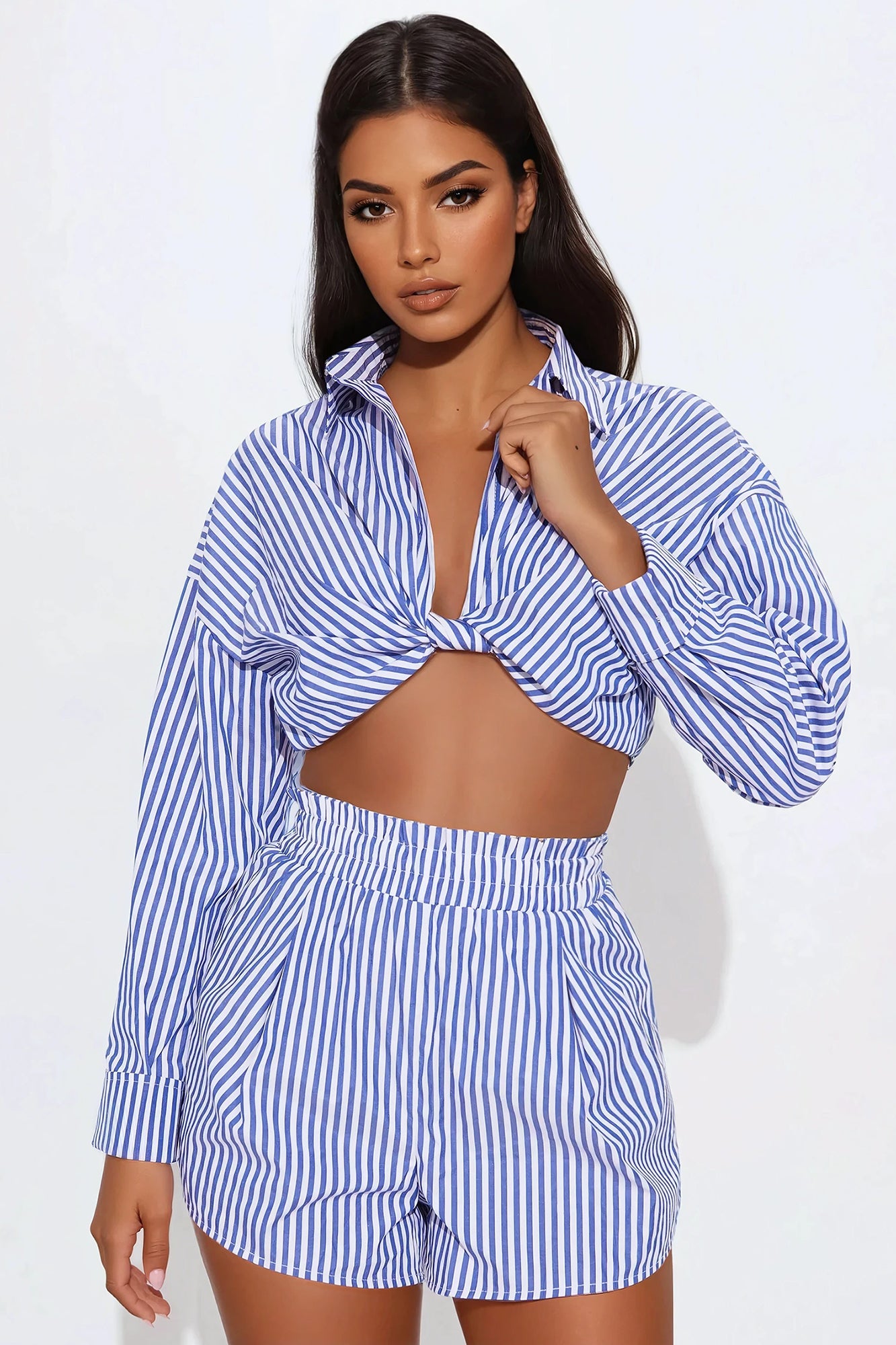 Coco Striped Short Set