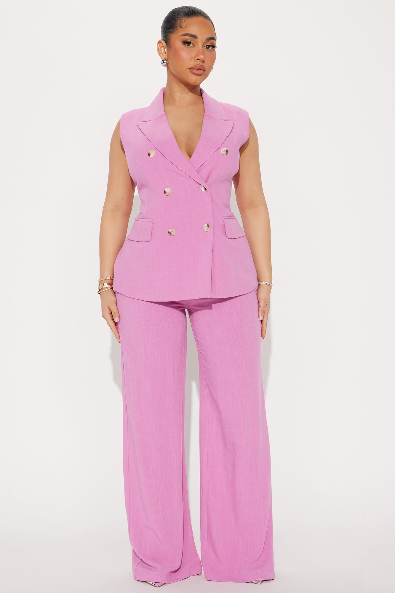 Melania Linen Pant Set