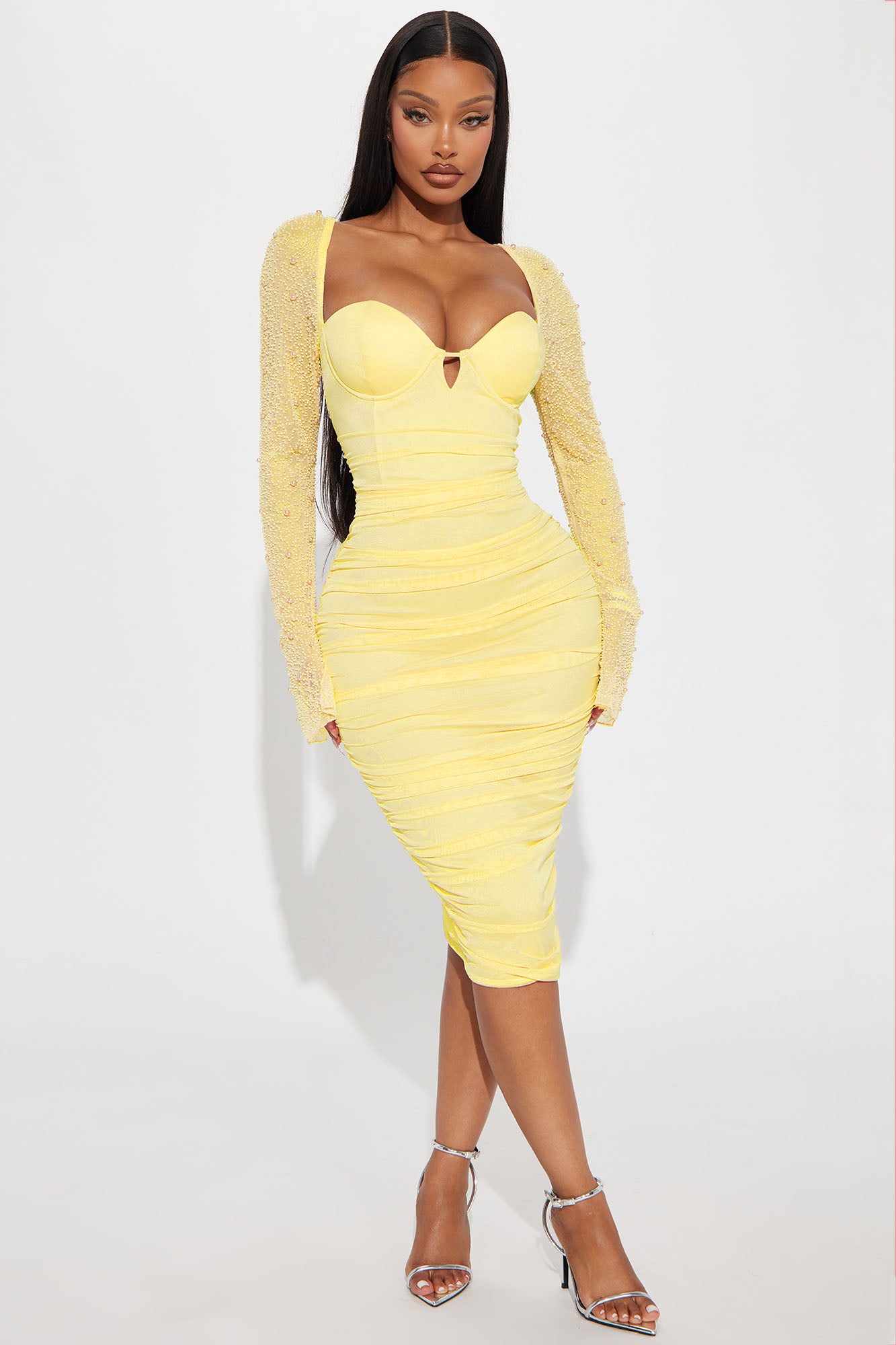 Princess Beaded Midi Dress