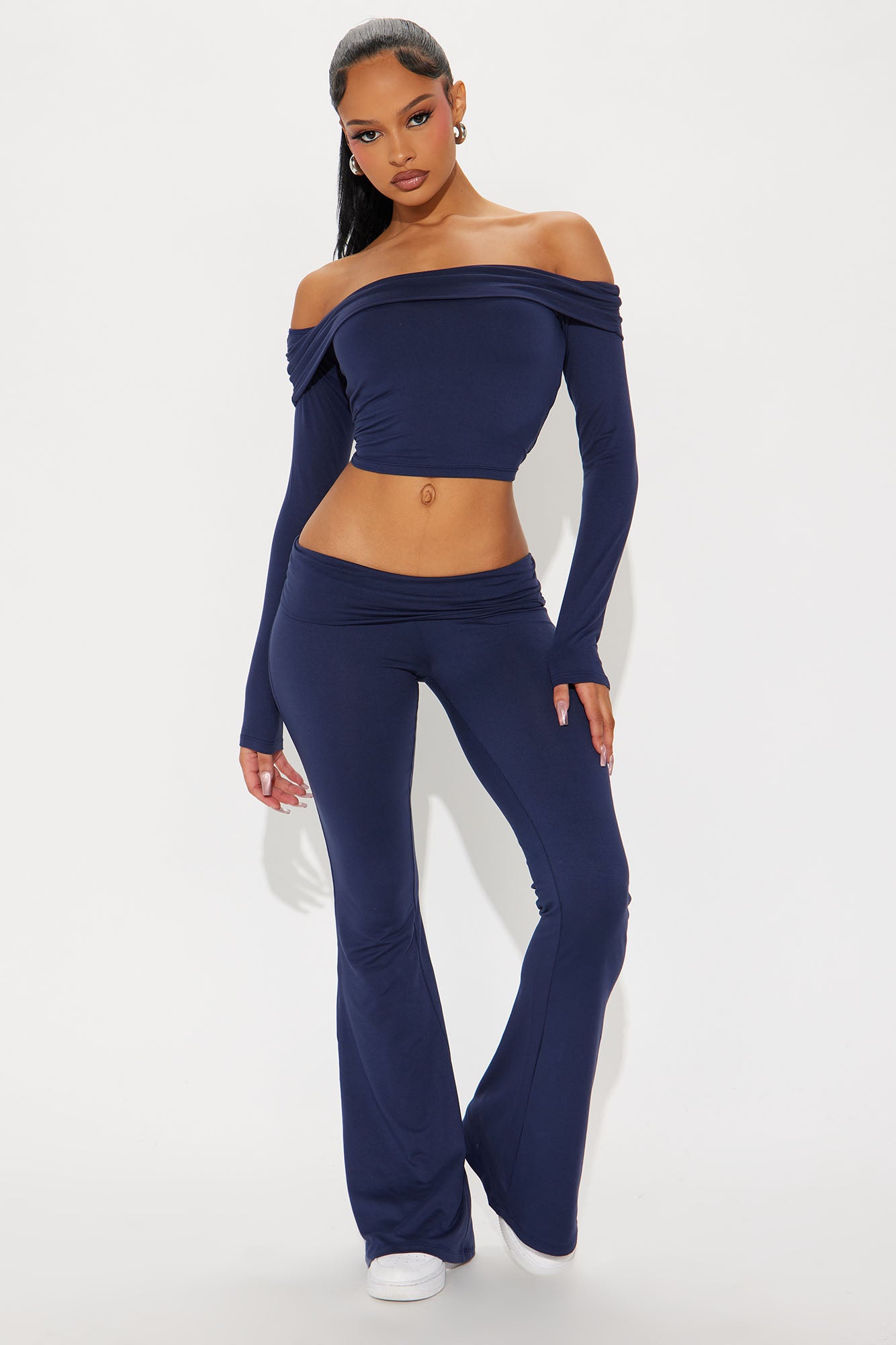 Shayna Off Shoulder Pant Set