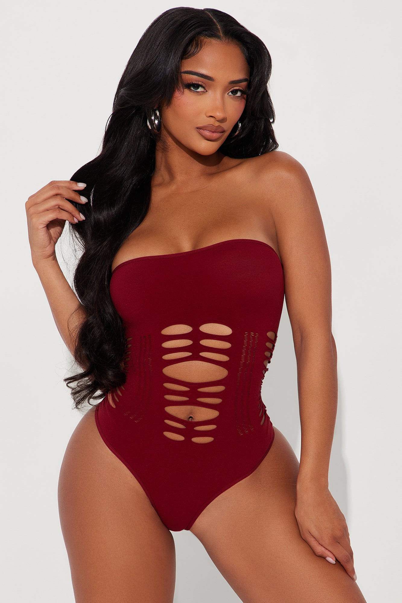 Break It Down Cut Out Seamless Bodysuit