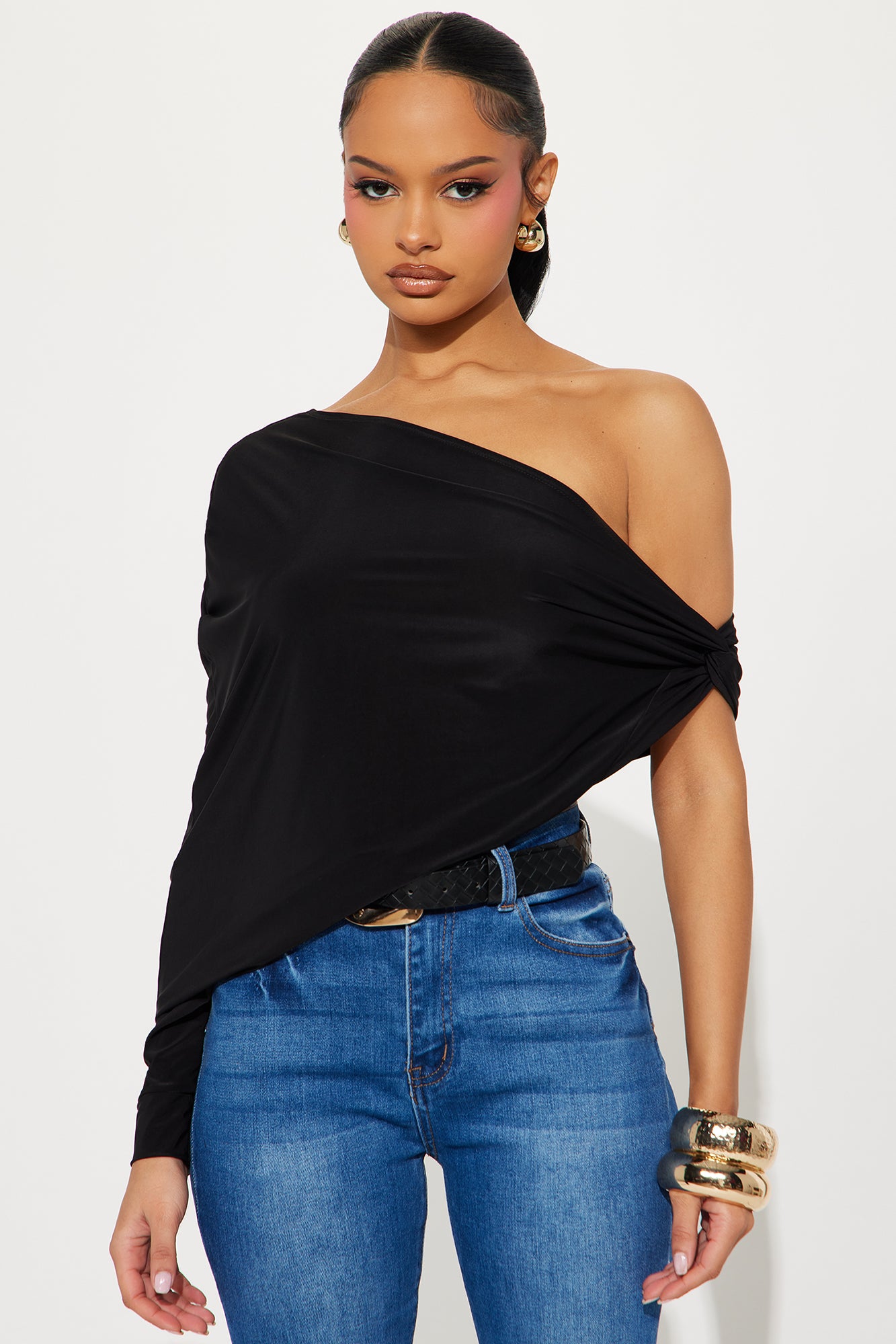 Make An Effort One Shoulder Top