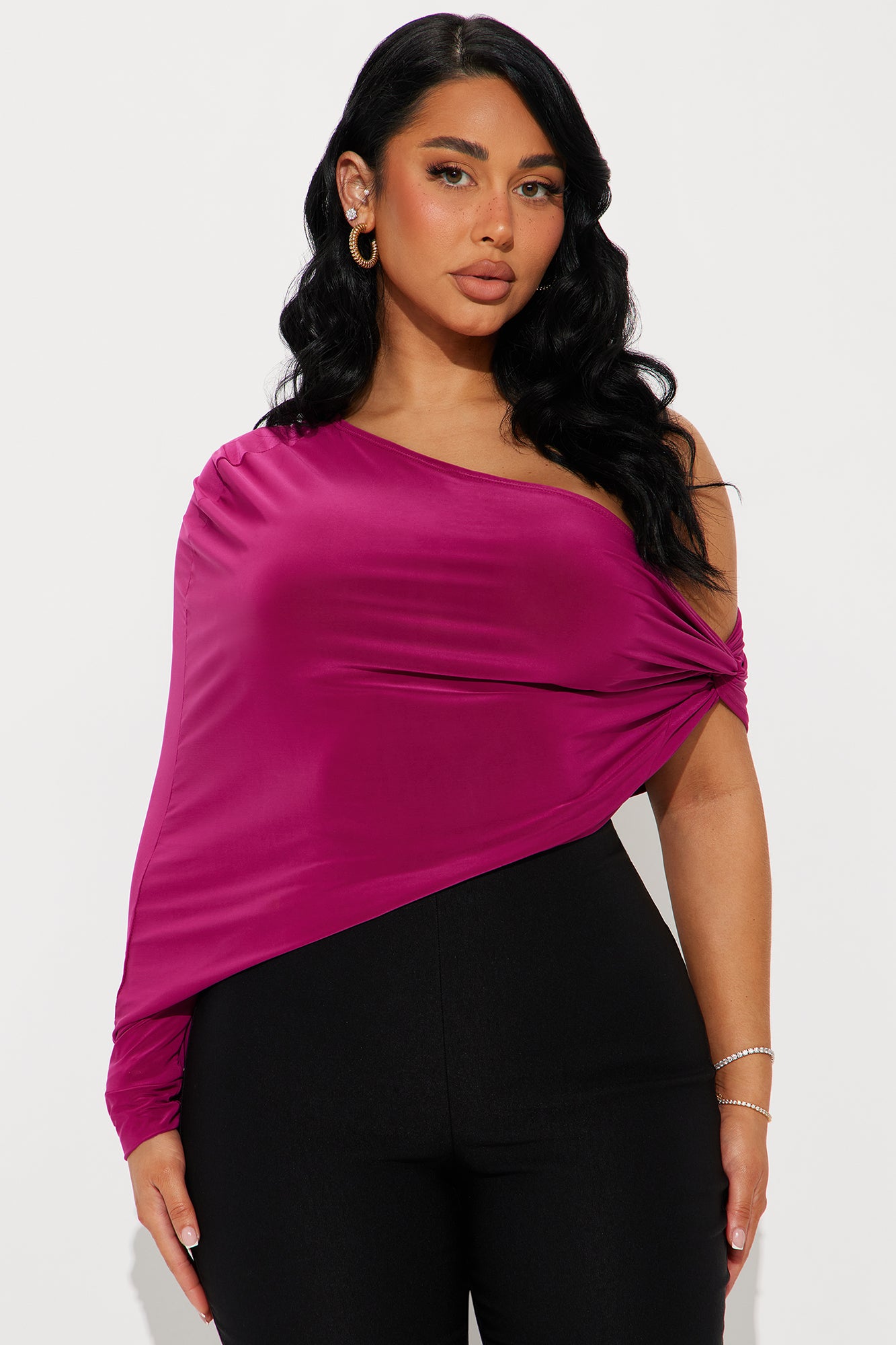 Make An Effort One Shoulder Top