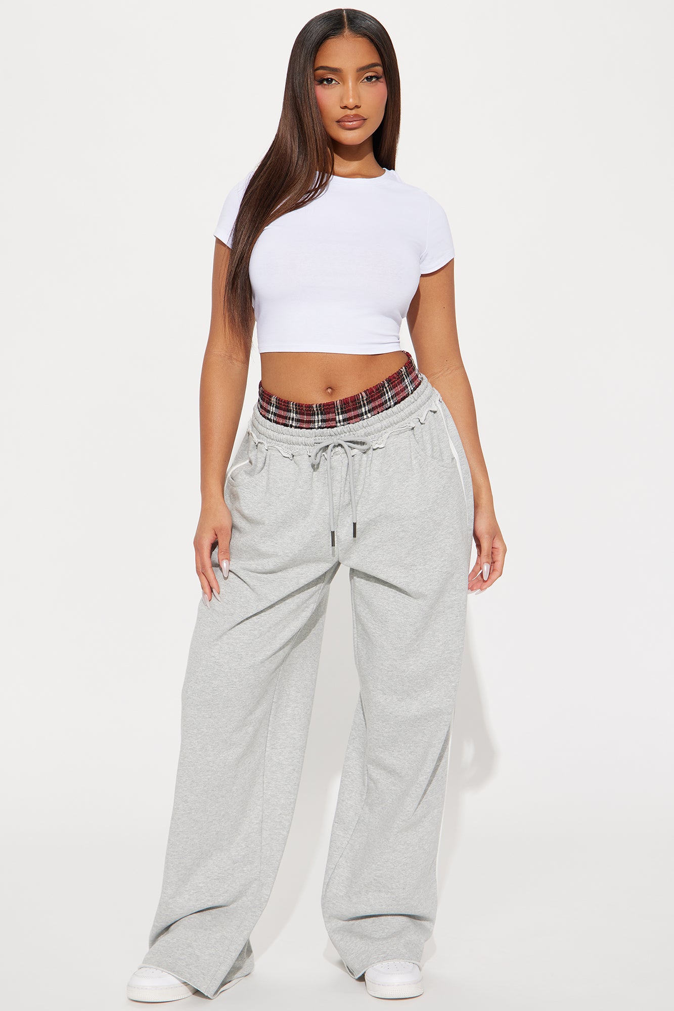 Comfy Moments Double Waistband Track Pant