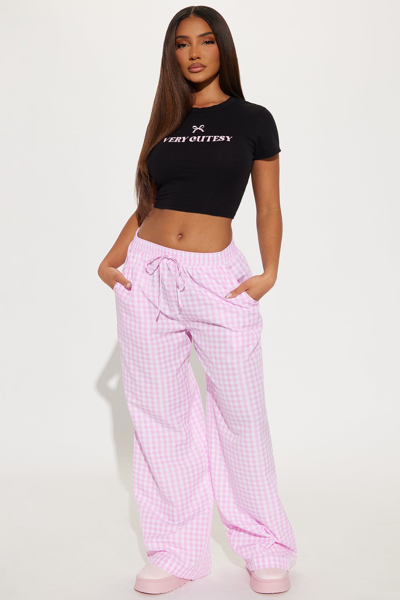 Tonia Gingham Pant