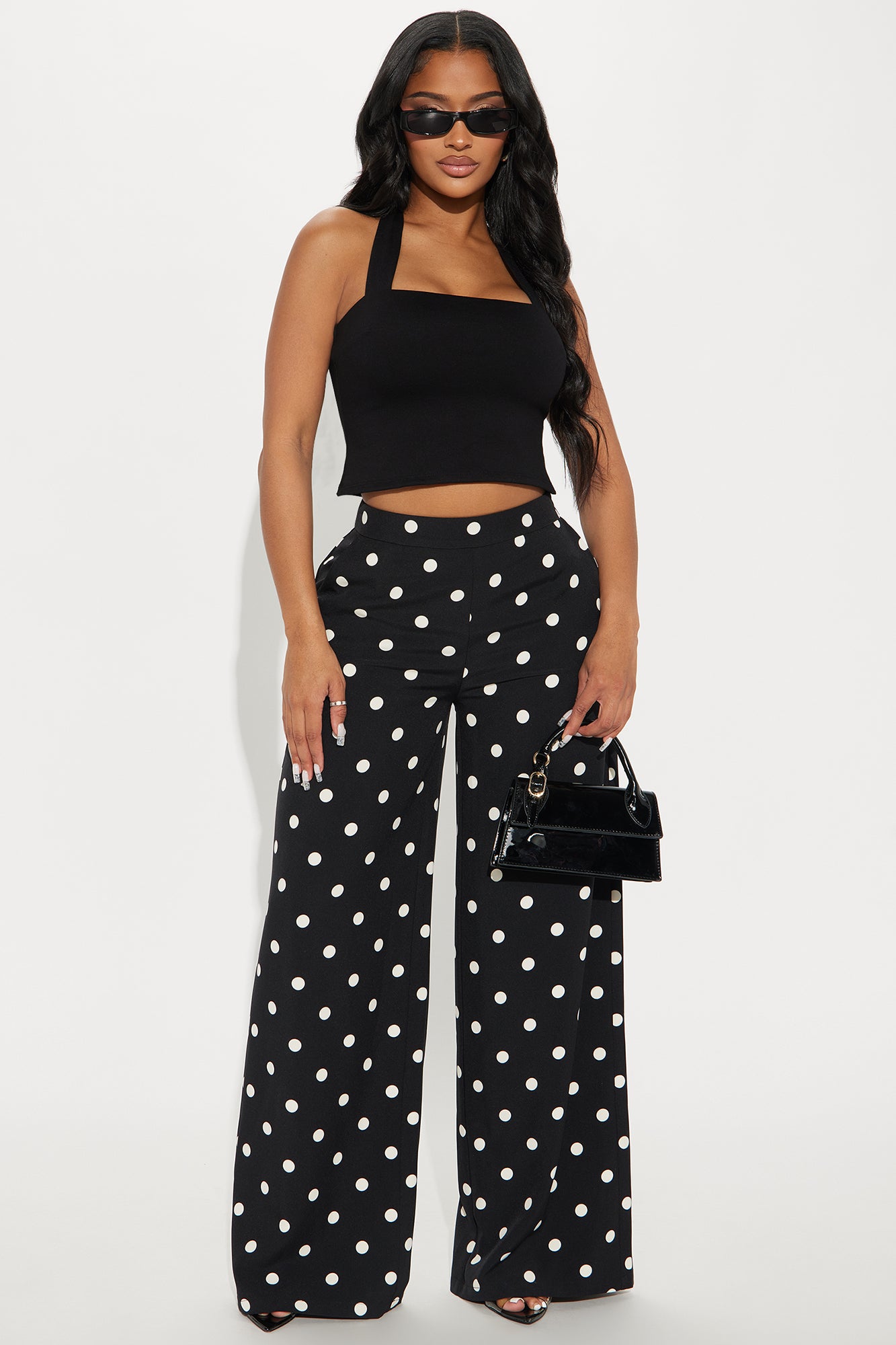 Lucelia Polka Dot Trouser Pant