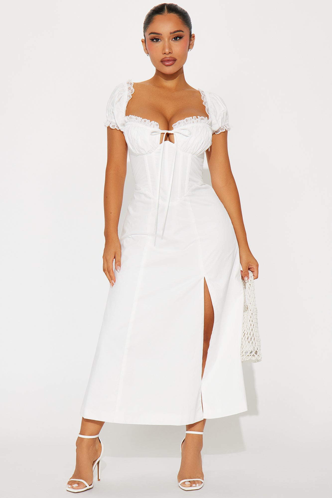 Eleanor Milkmaid Midi Dress