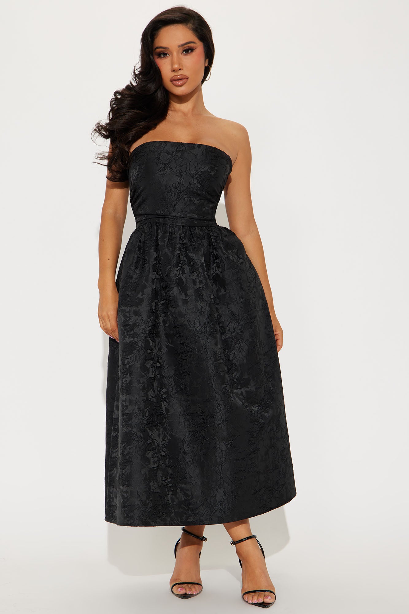 Honorable Mention Jacquard Midi Dress