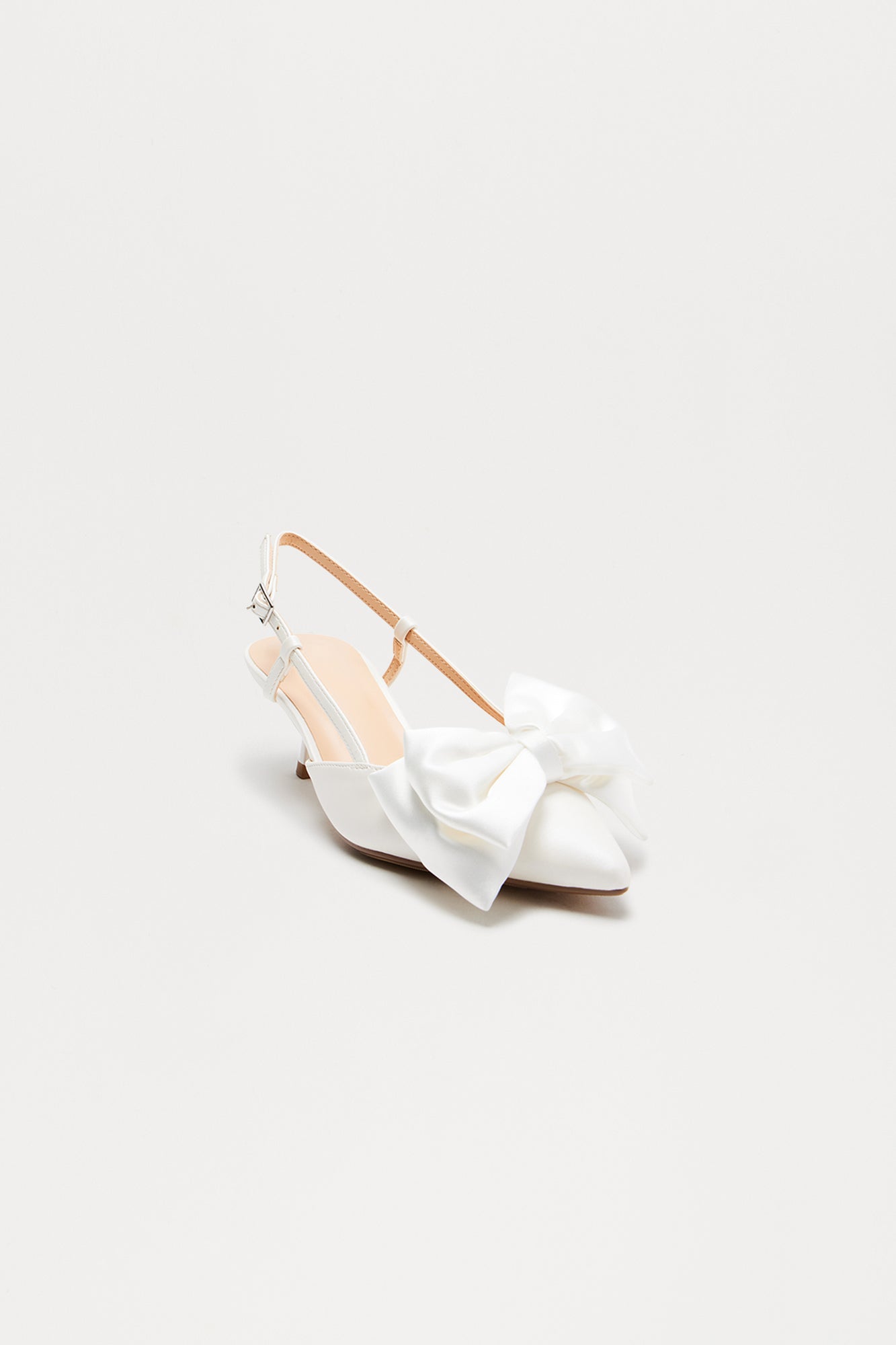 Lady Satin Bow Pumps