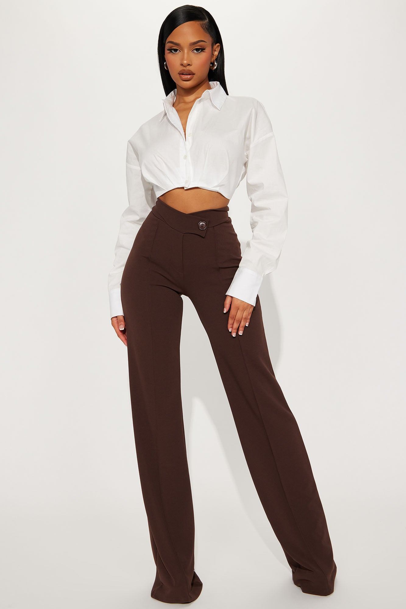 Tall Call It Even Wide Leg Dress Pants