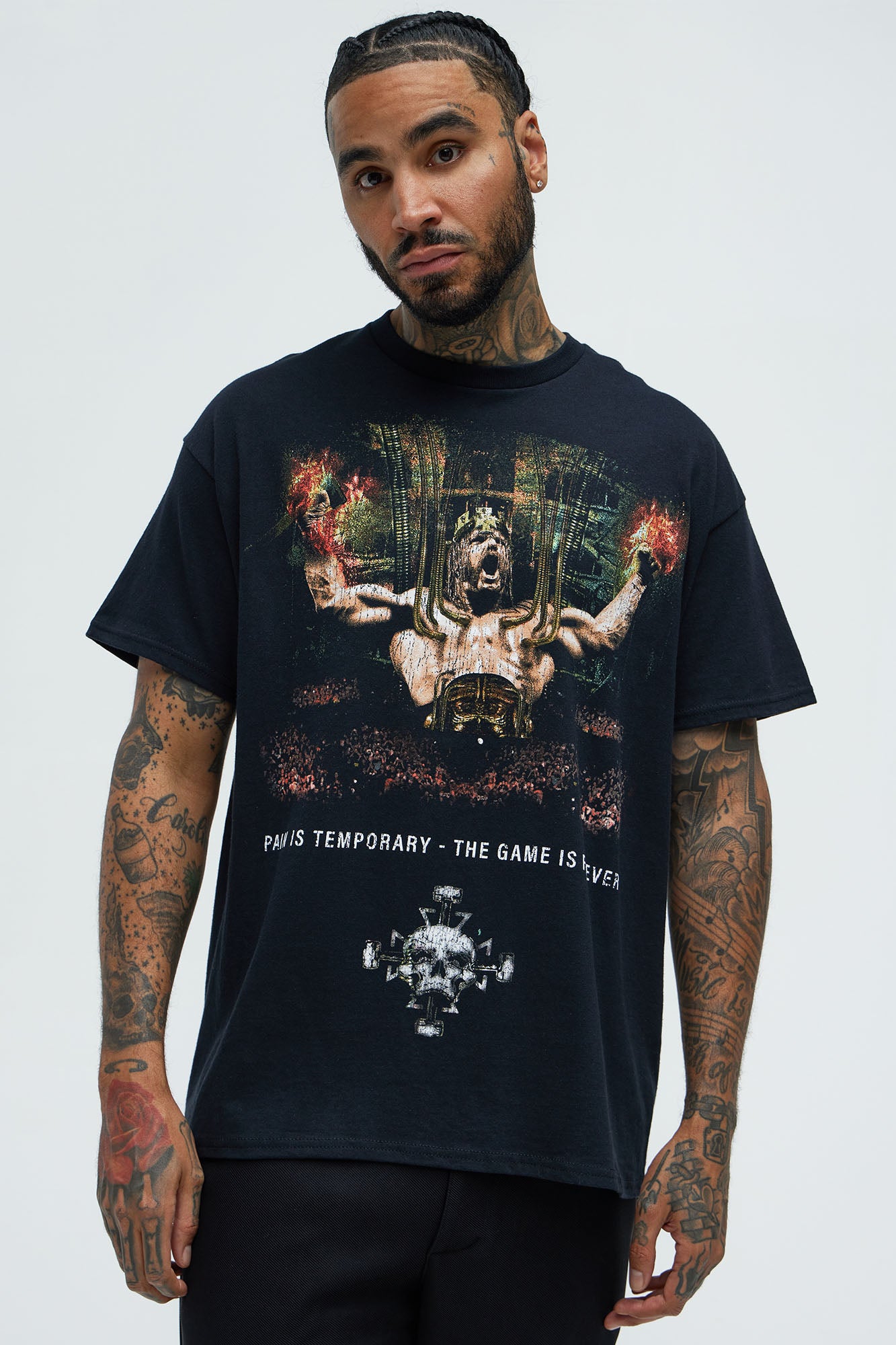 WWE Triple H Oversized Short Sleeve Tee