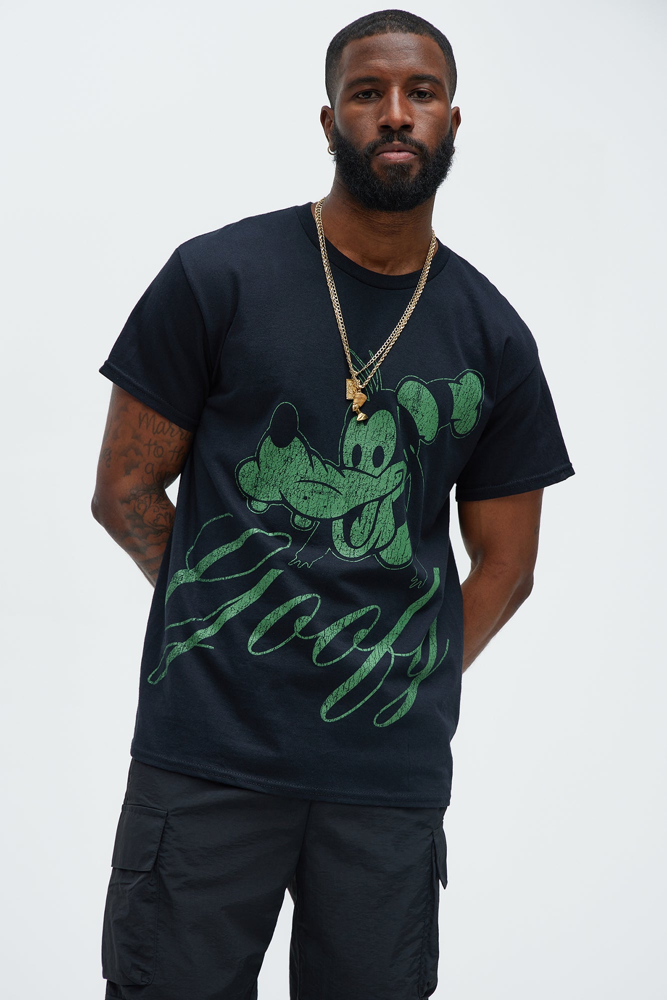 Disney Green Goofy Short Sleeve Tee