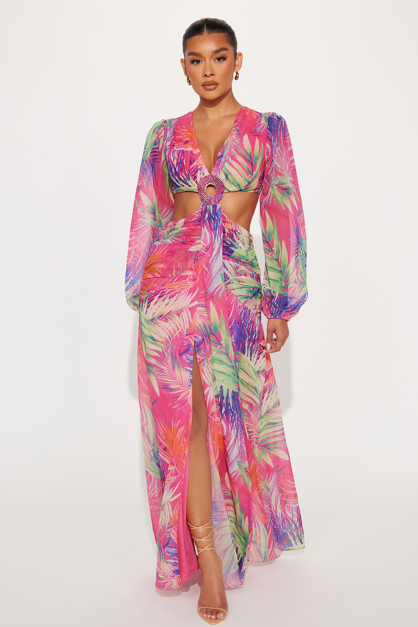 Breezing By Chiffon Maxi Dress