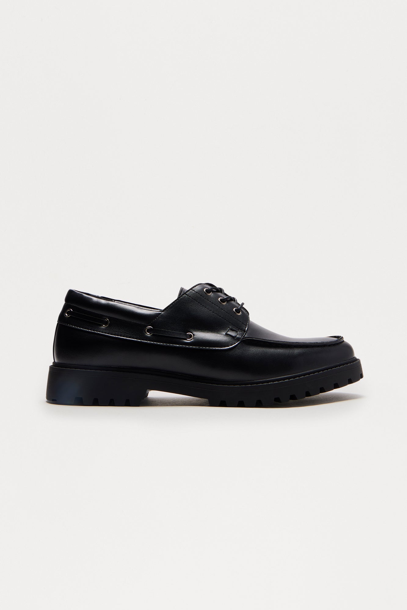 Classic Chunky Sole Lace Up Boat Shoes