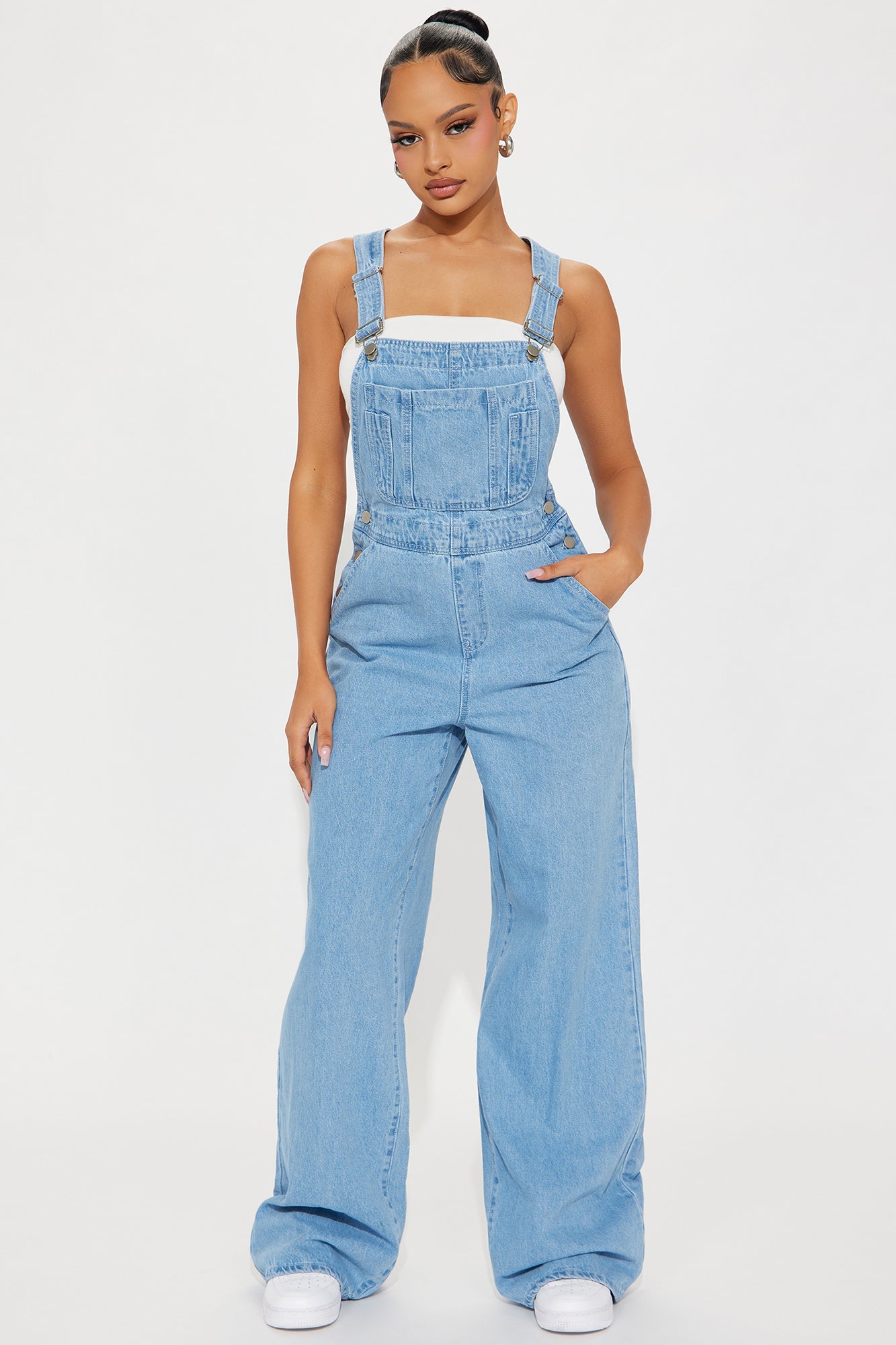 Matching My Energy Wide Leg Overalls