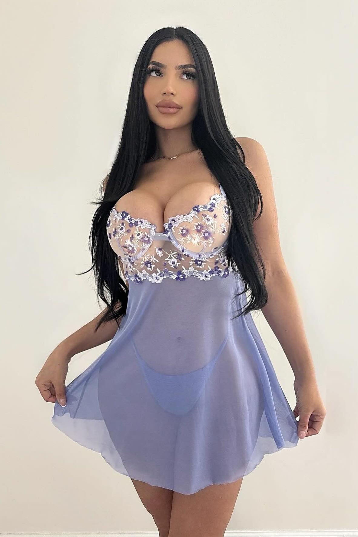 Blooming Passion Embroidered Babydoll