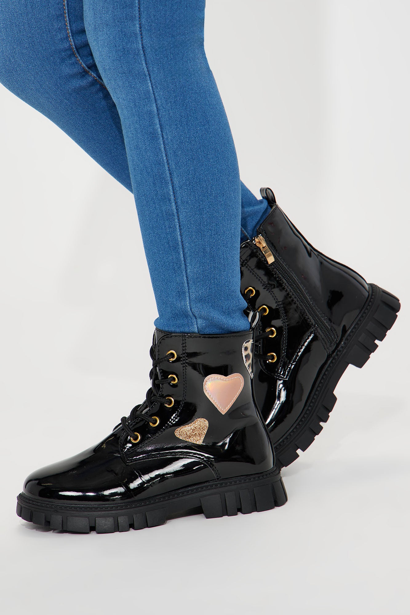 Mini Love My Kicks Combat Boots