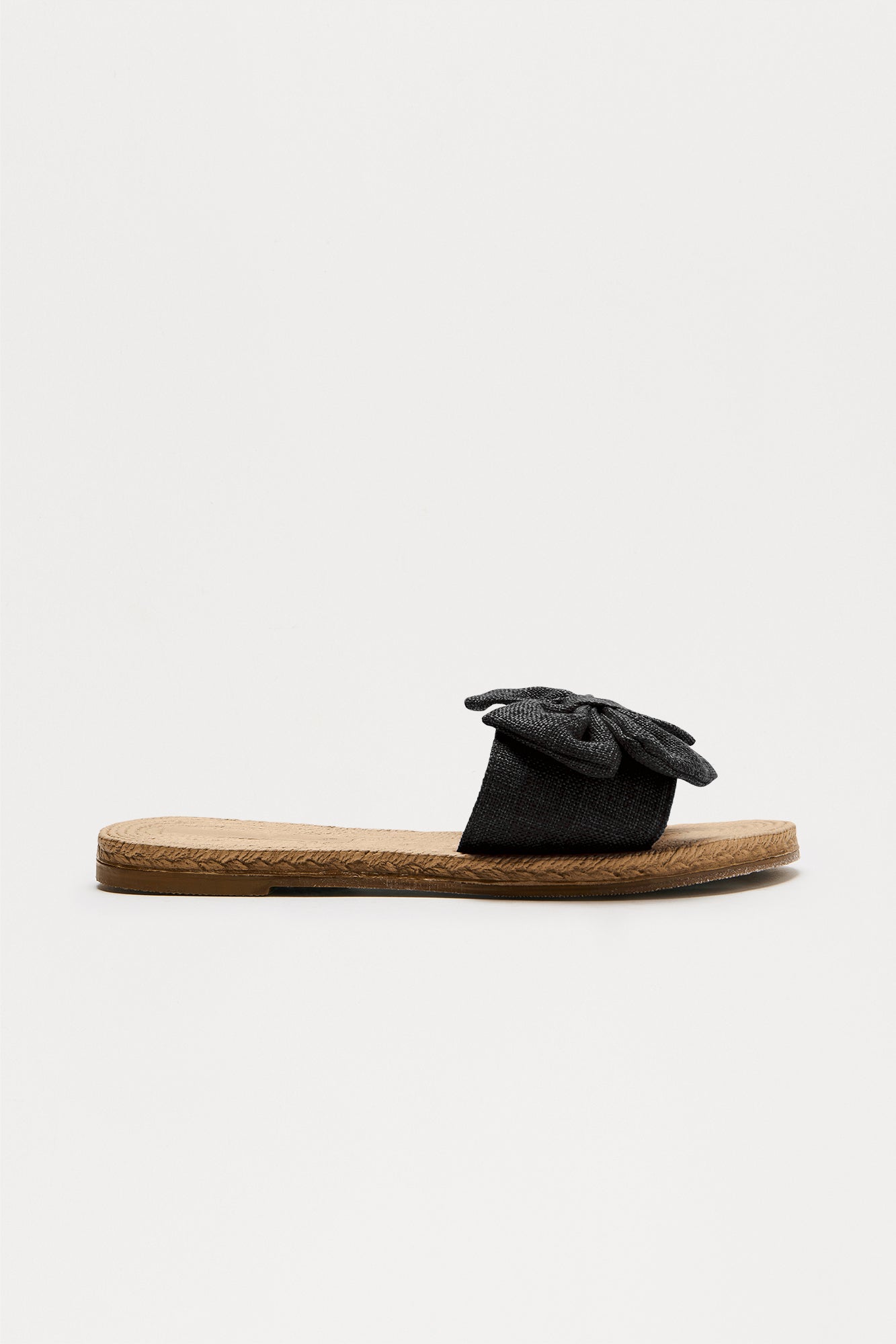 Zolani Bow Jute Sandals