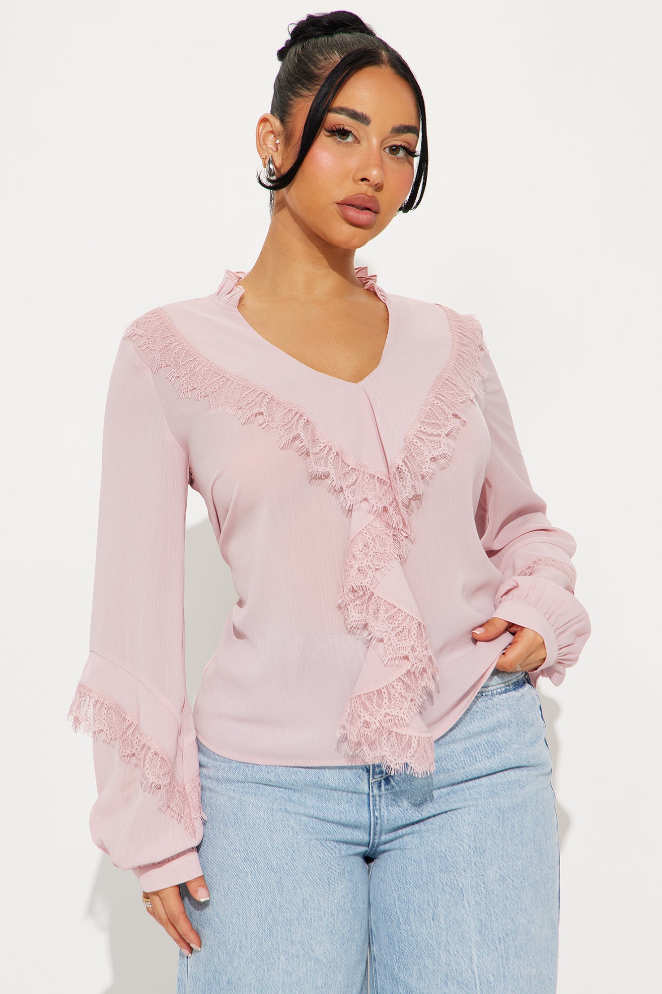Leona Ruffle Top