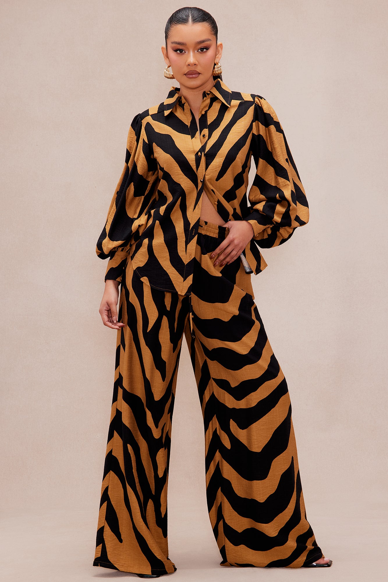 Calista Linen Pant Set