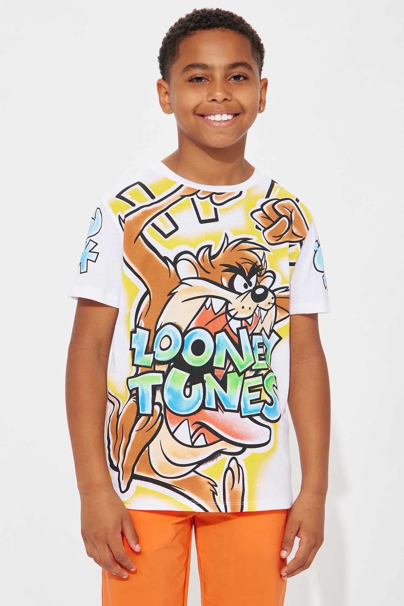 Mini Taz Oversized Airbrush Tee