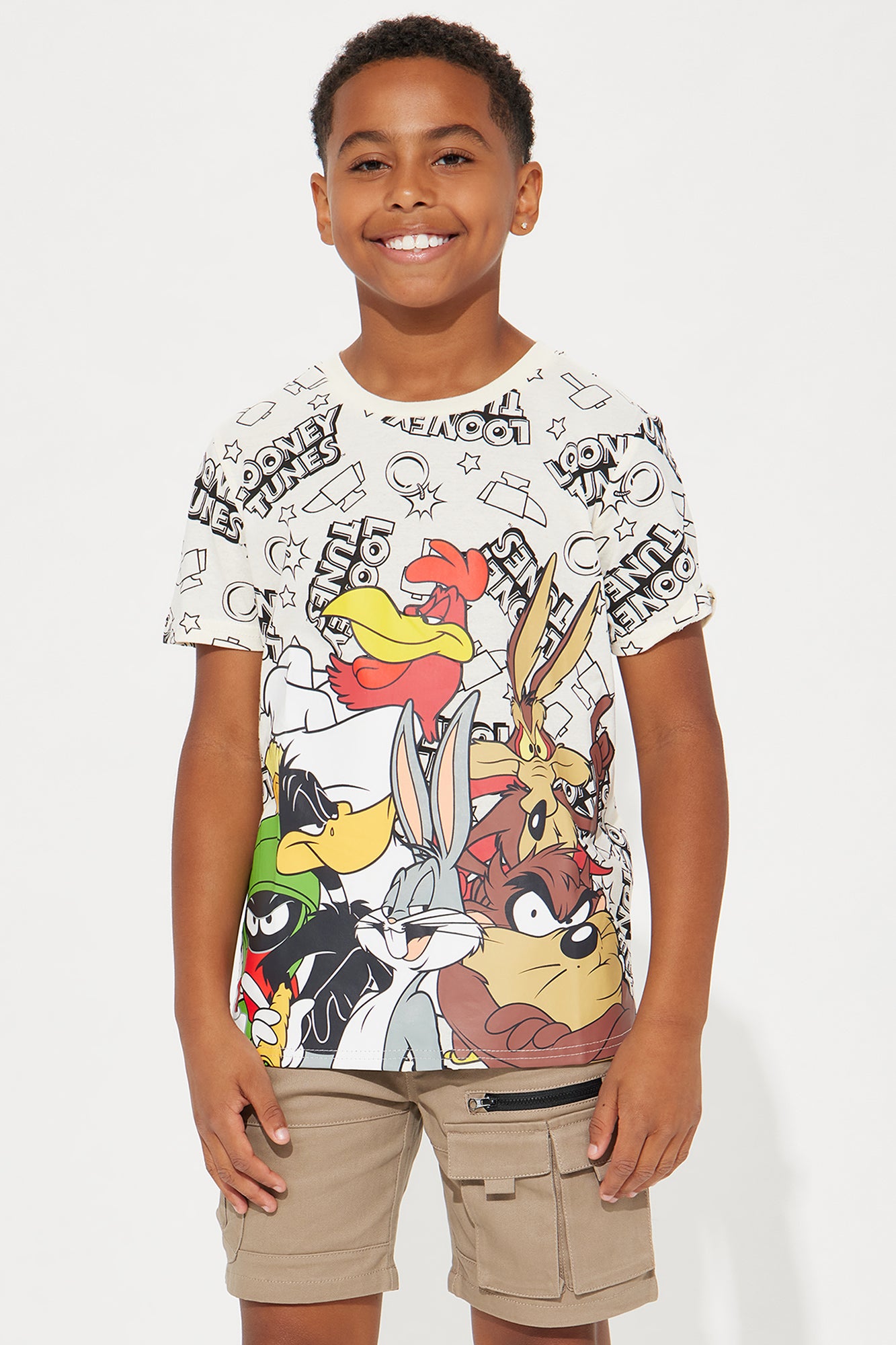 Mini Looney Tunes All Over Print Tee