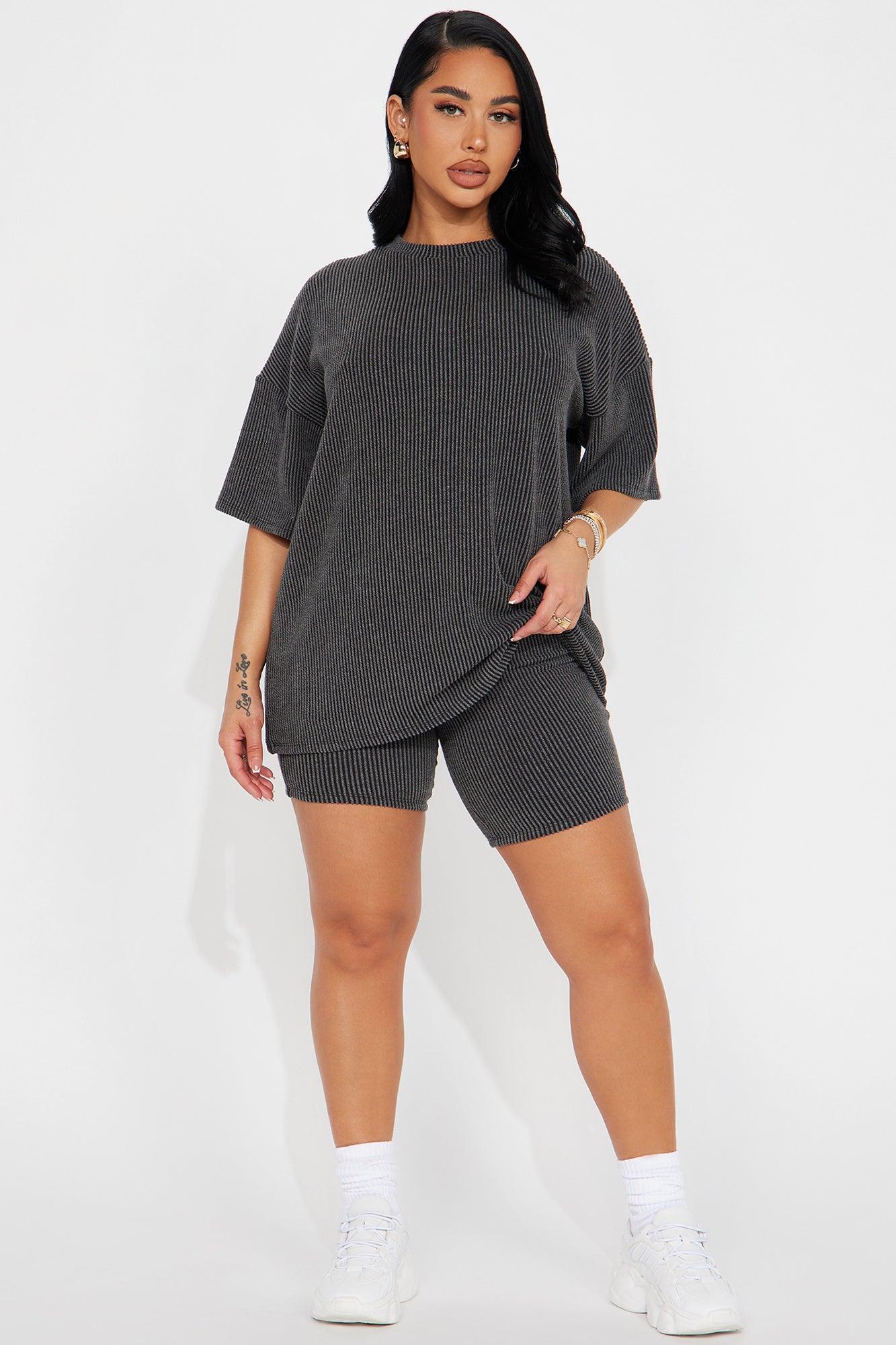 Jasmine Ribbed Short Set