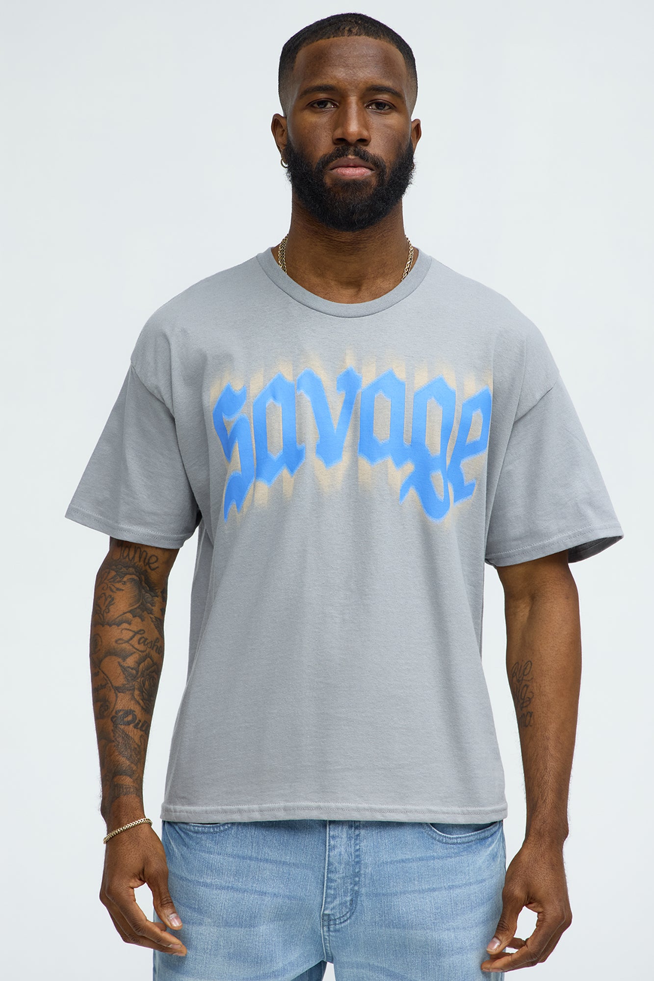 Savage Short Sleeve Cropped Tee