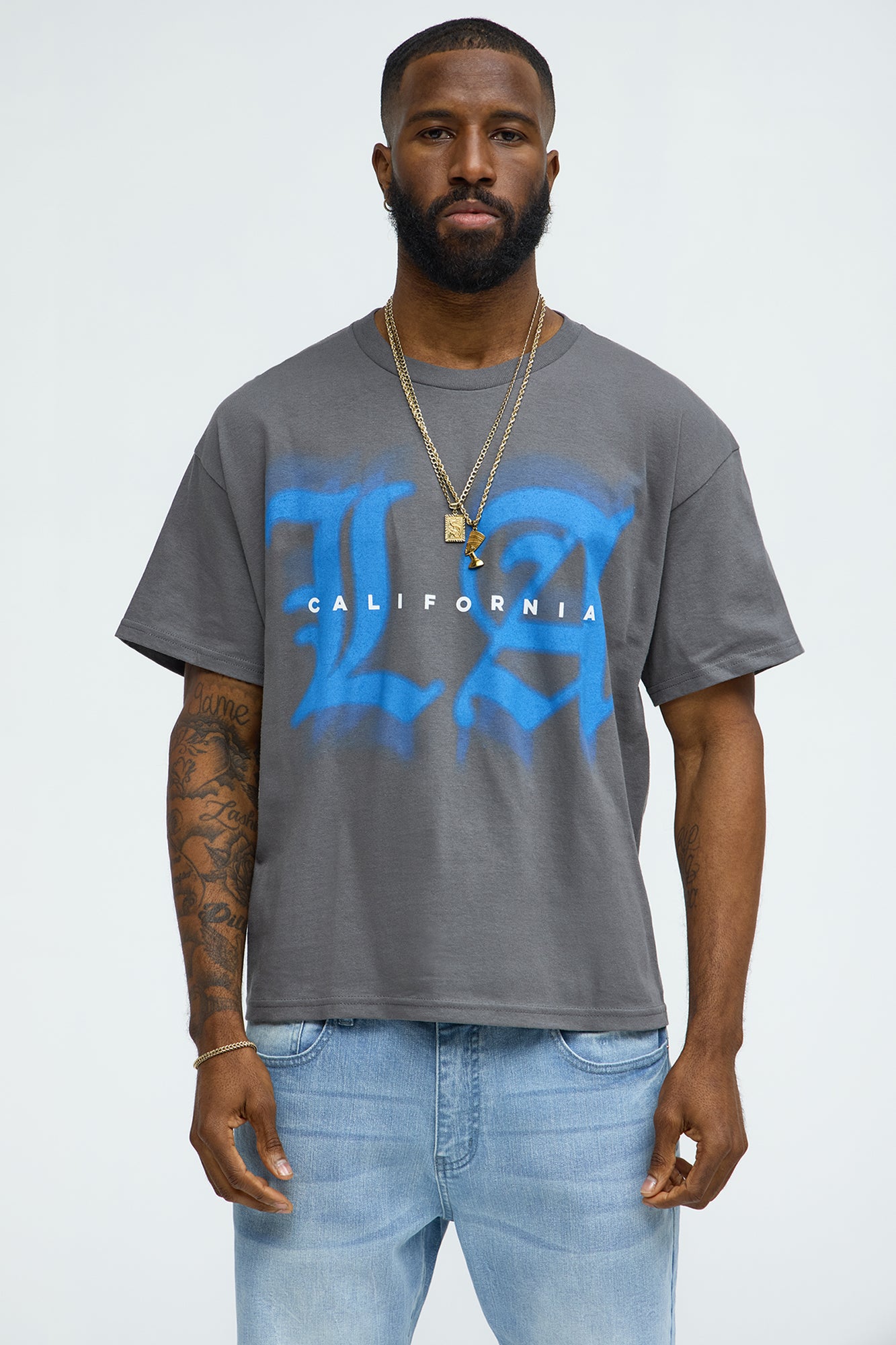 The LAnd Short Sleeve Cropped Tee
