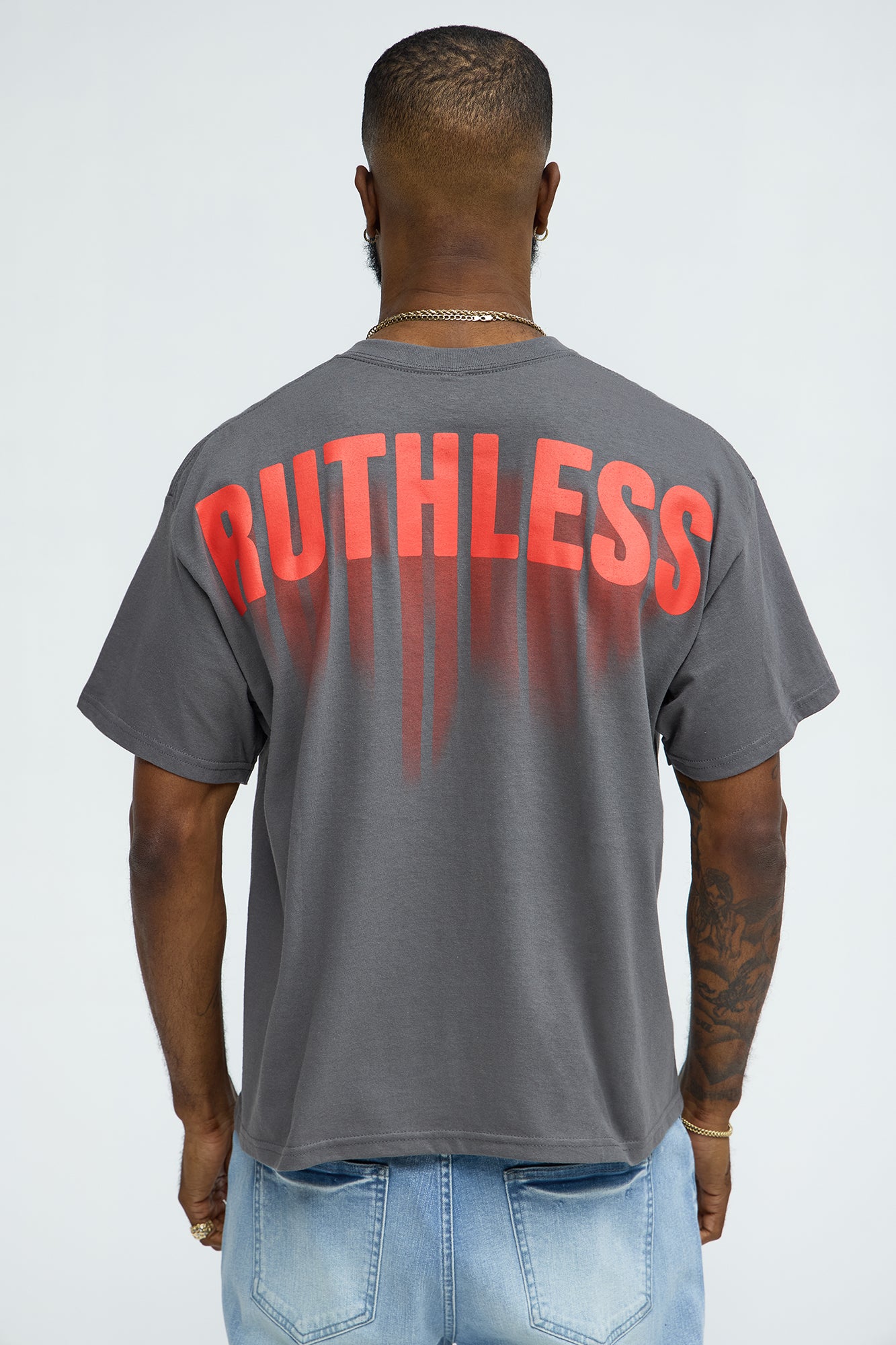 Ruthless Ambition Short Sleeve Cropped Tee
