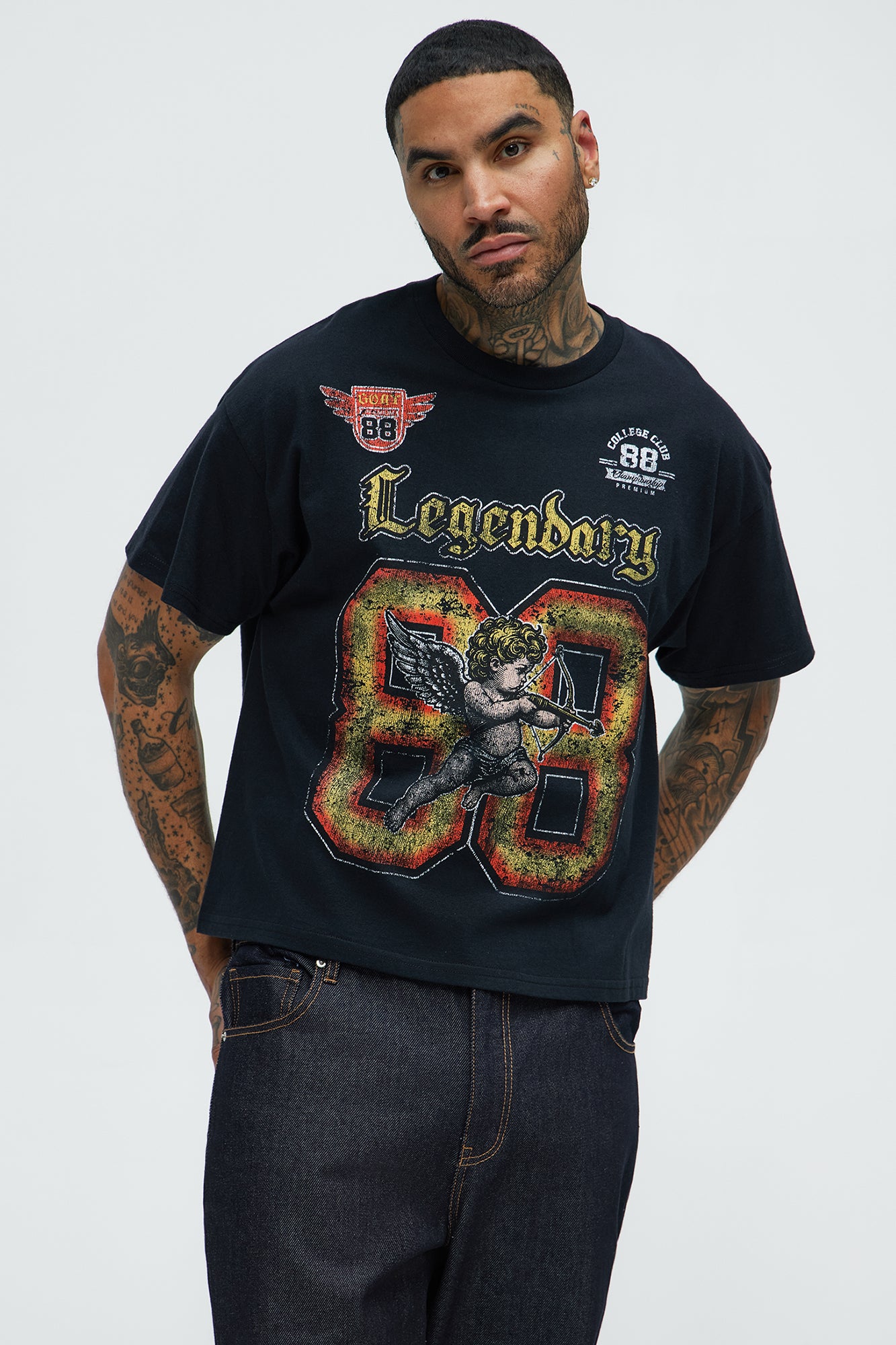 Legendary 88 Short Sleeve Cropped Tee
