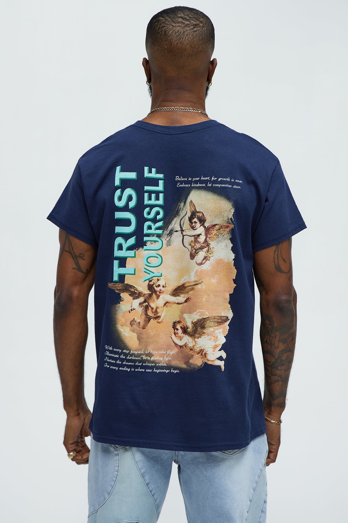 Trust Yourself Angels Short Sleeve Tee