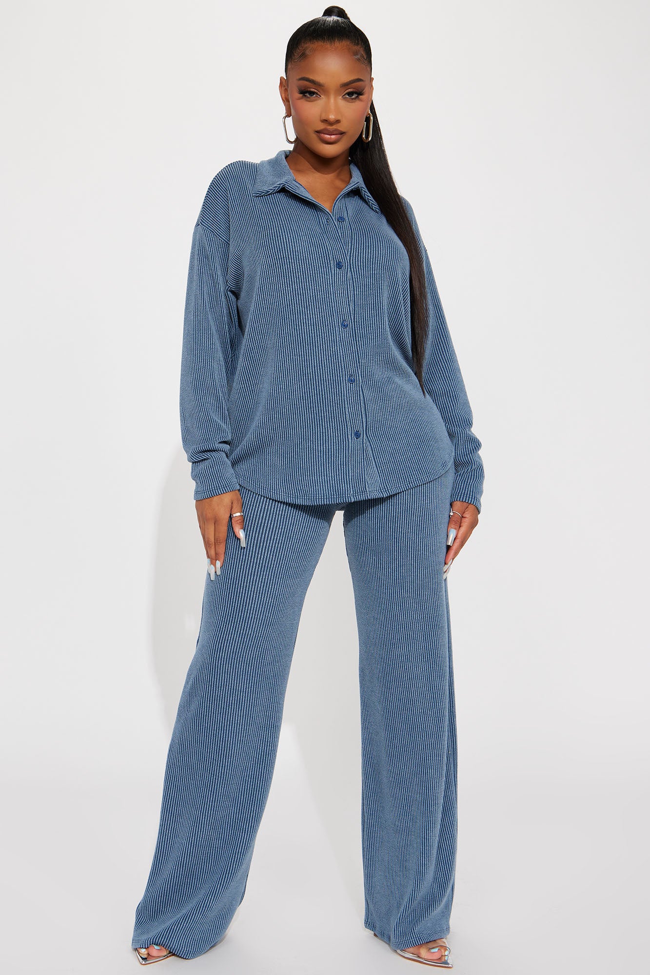 Leanne Ribbed Pant Set