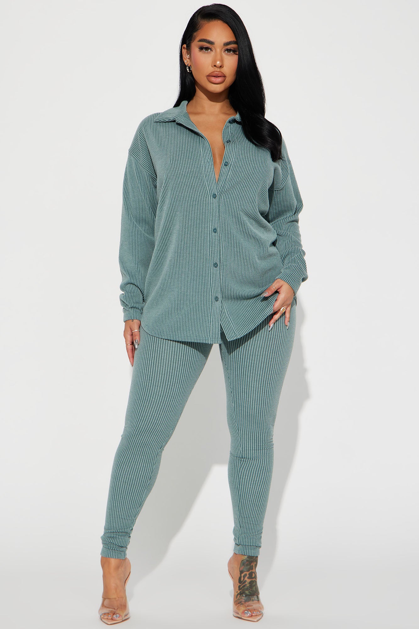 Maddie Ribbed Legging Set