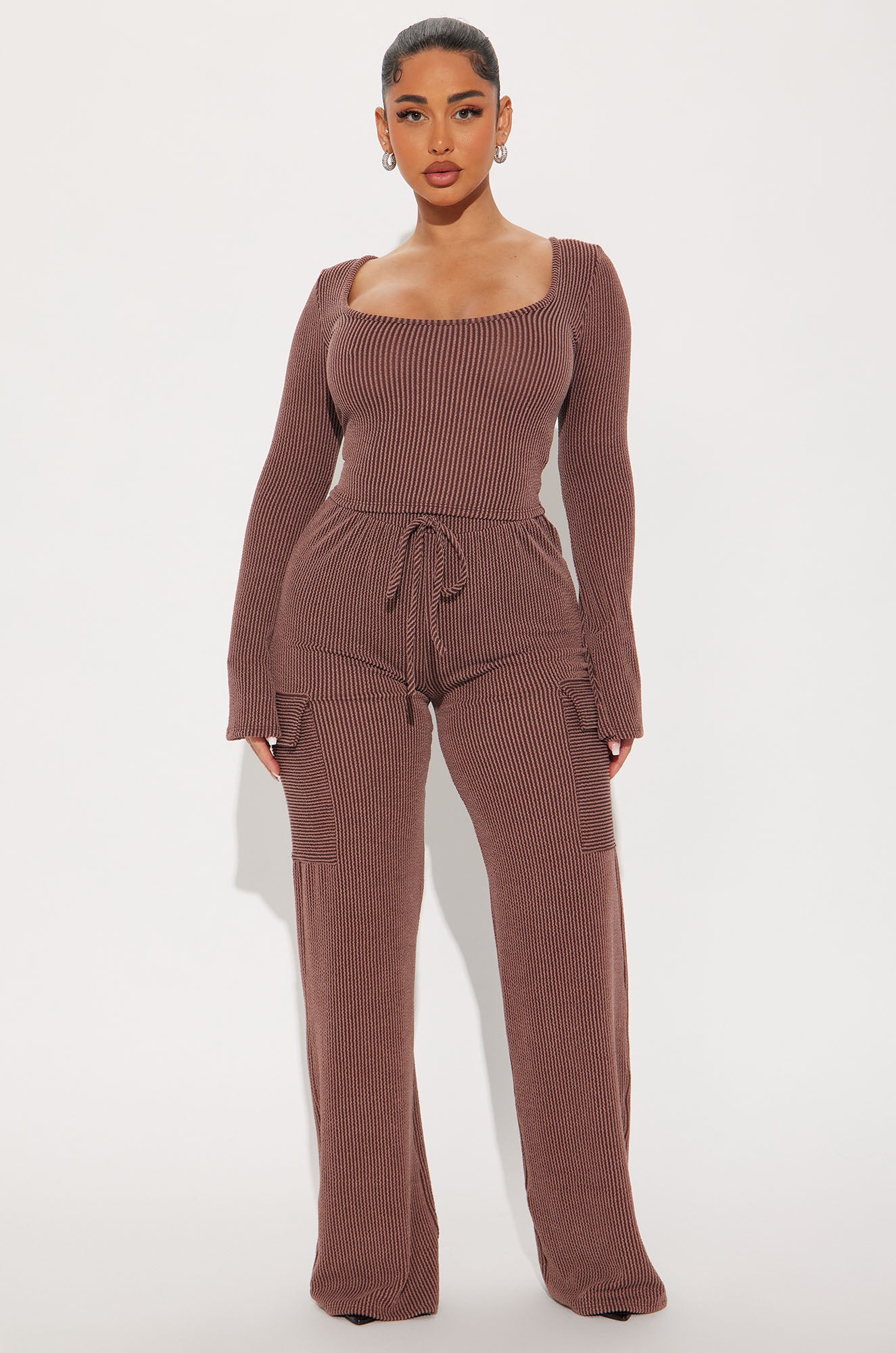 Nobody Like Me Ribbed Pant Set
