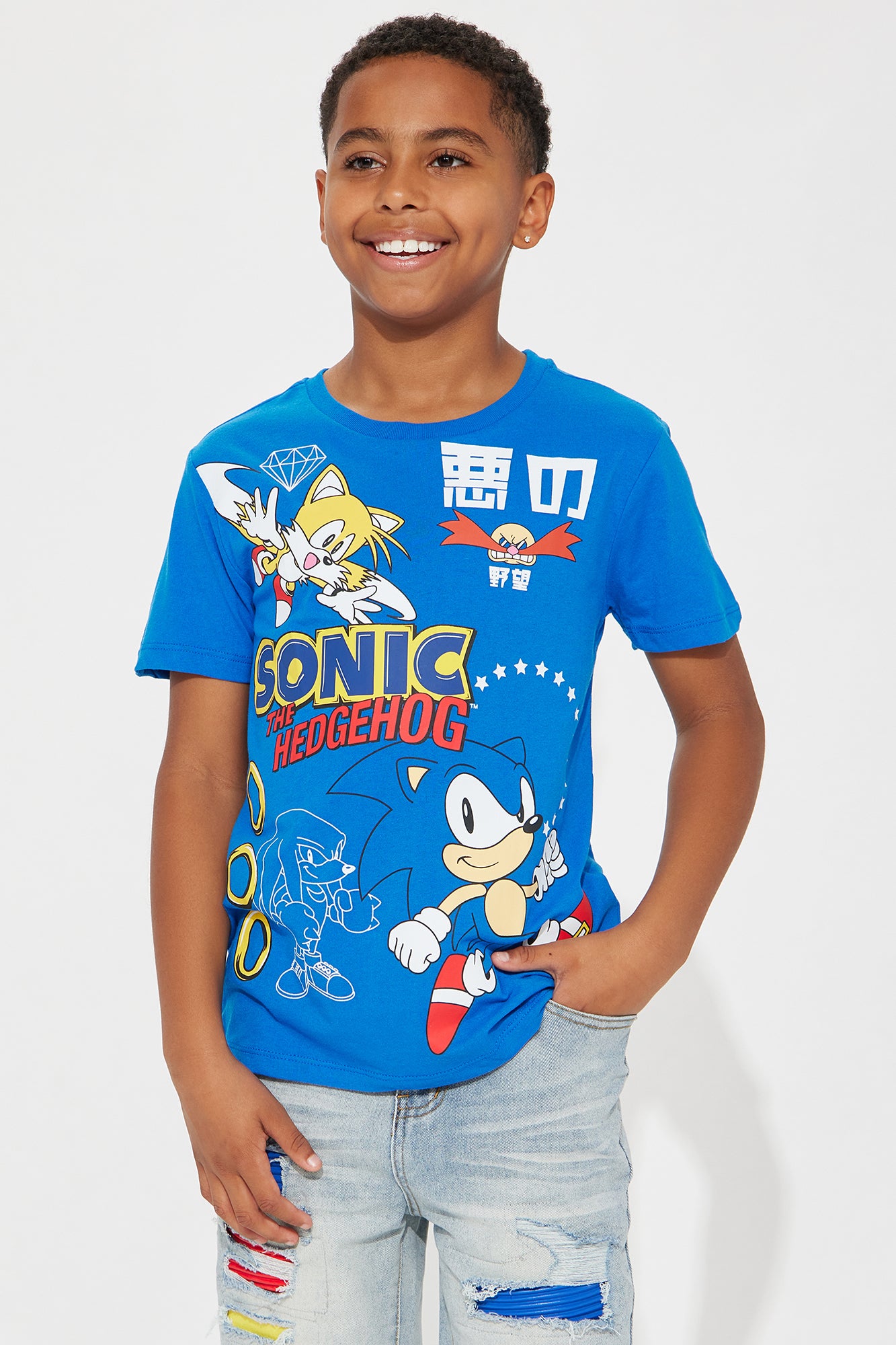 Mini Sonic And Tails Short Sleeve Tee
