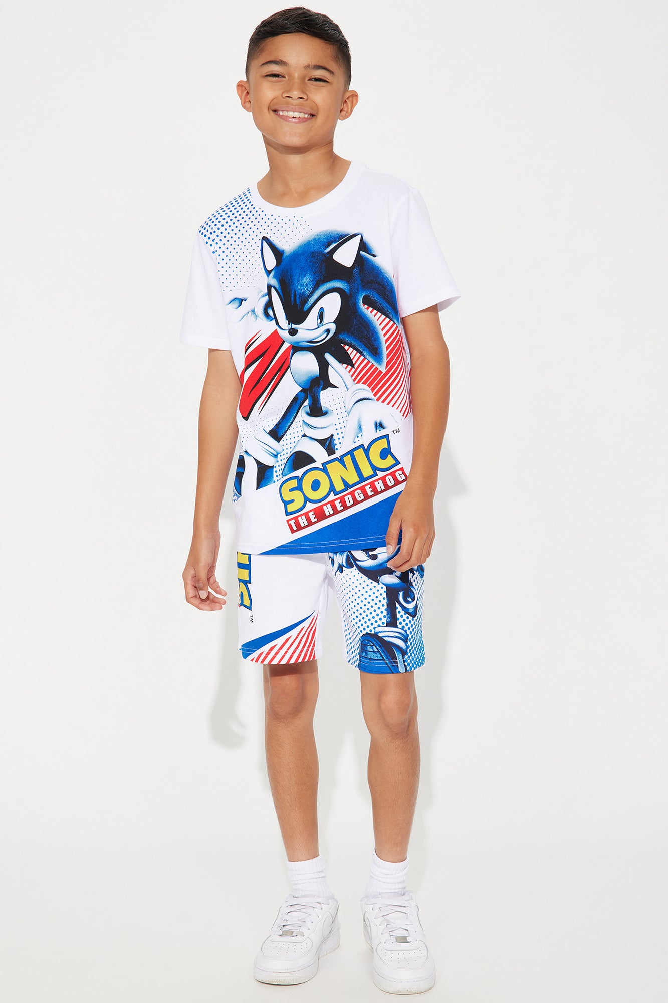 Mini Sonic Oversized Tee Short Set