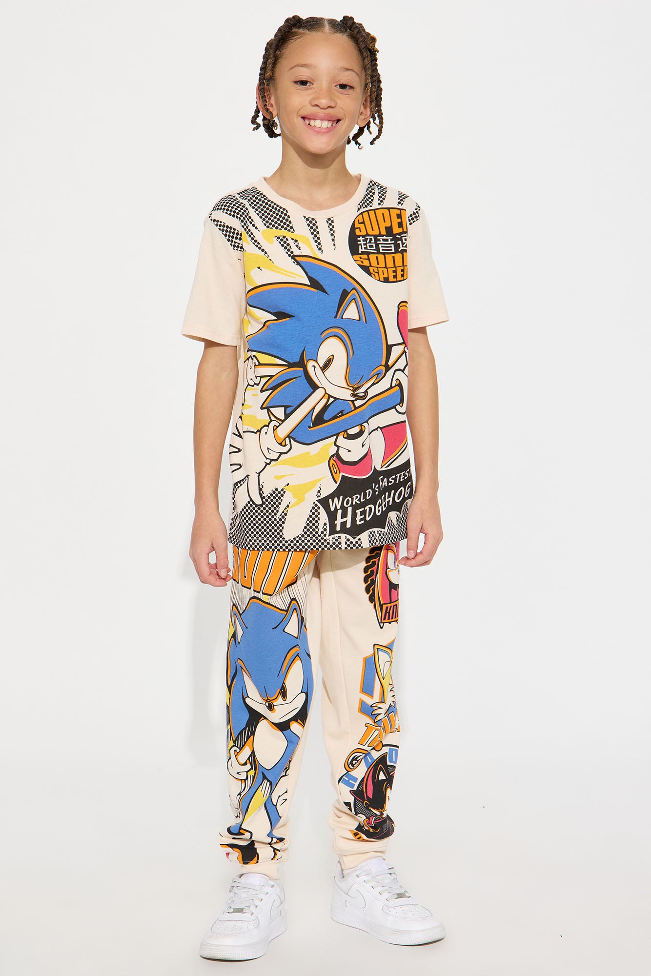 Mini Sonic The Fastest Hedgehog Jogger Set